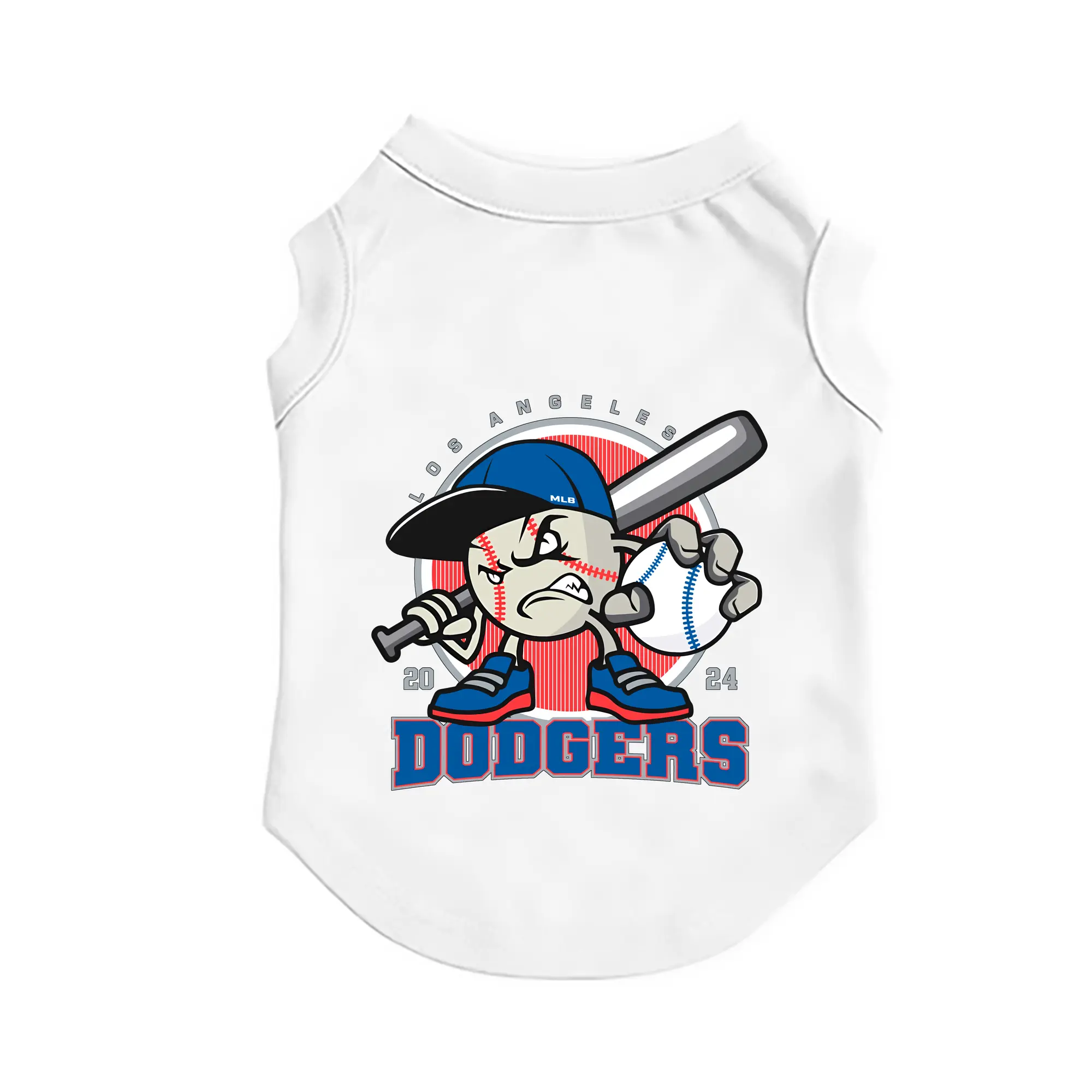 Los Angeles Baseball 2024 Season Dodgers - Pet Vest – Durable Polyester With Heat Transfer Print – Comfortable And Stylish