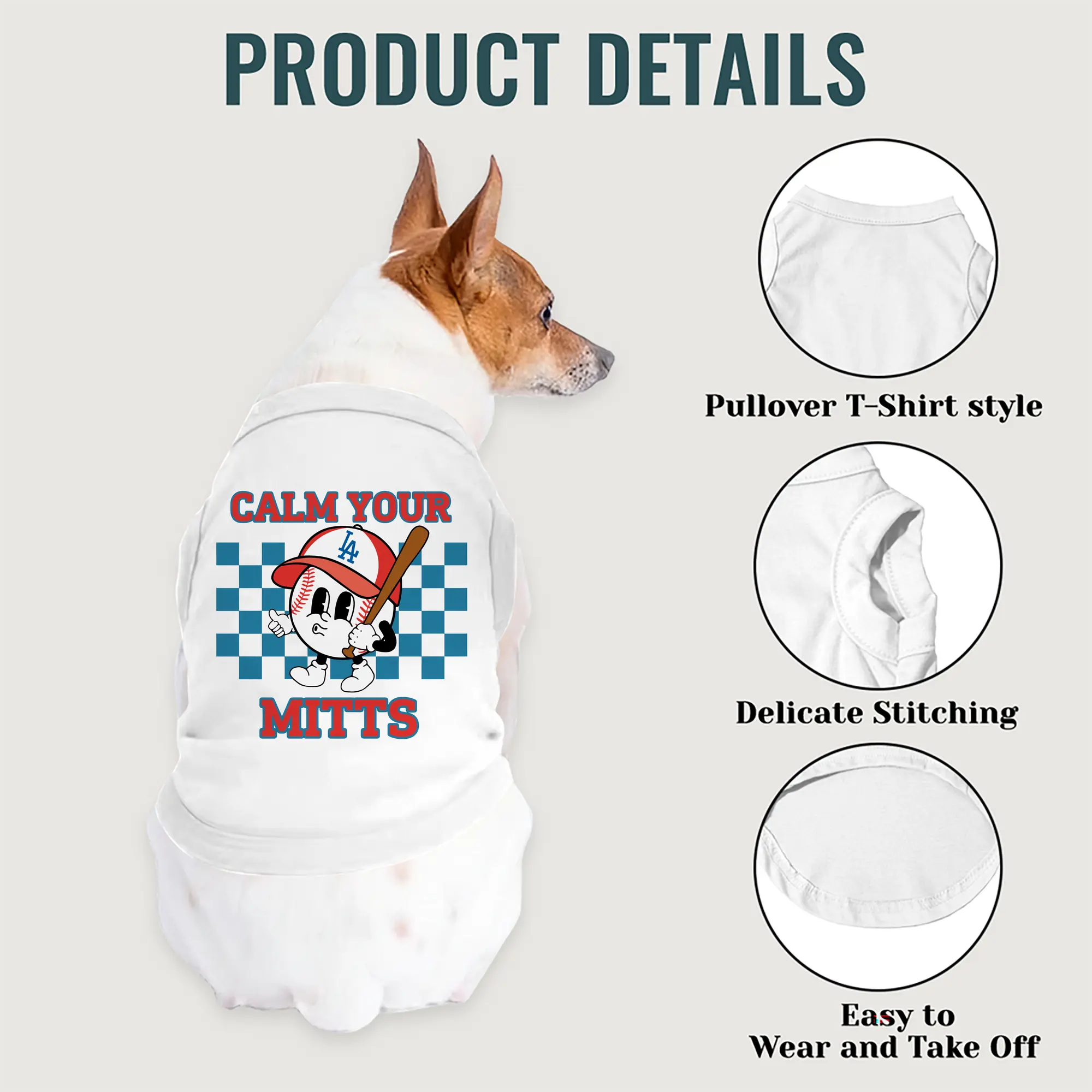 Baseball Calm Your Mitts Los Angeles Dodgers