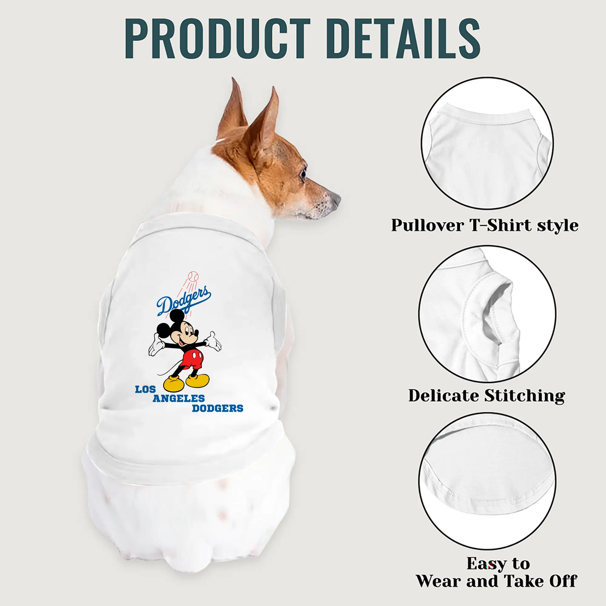 Los Angeles Dodgers Mickey Mouse Baseball