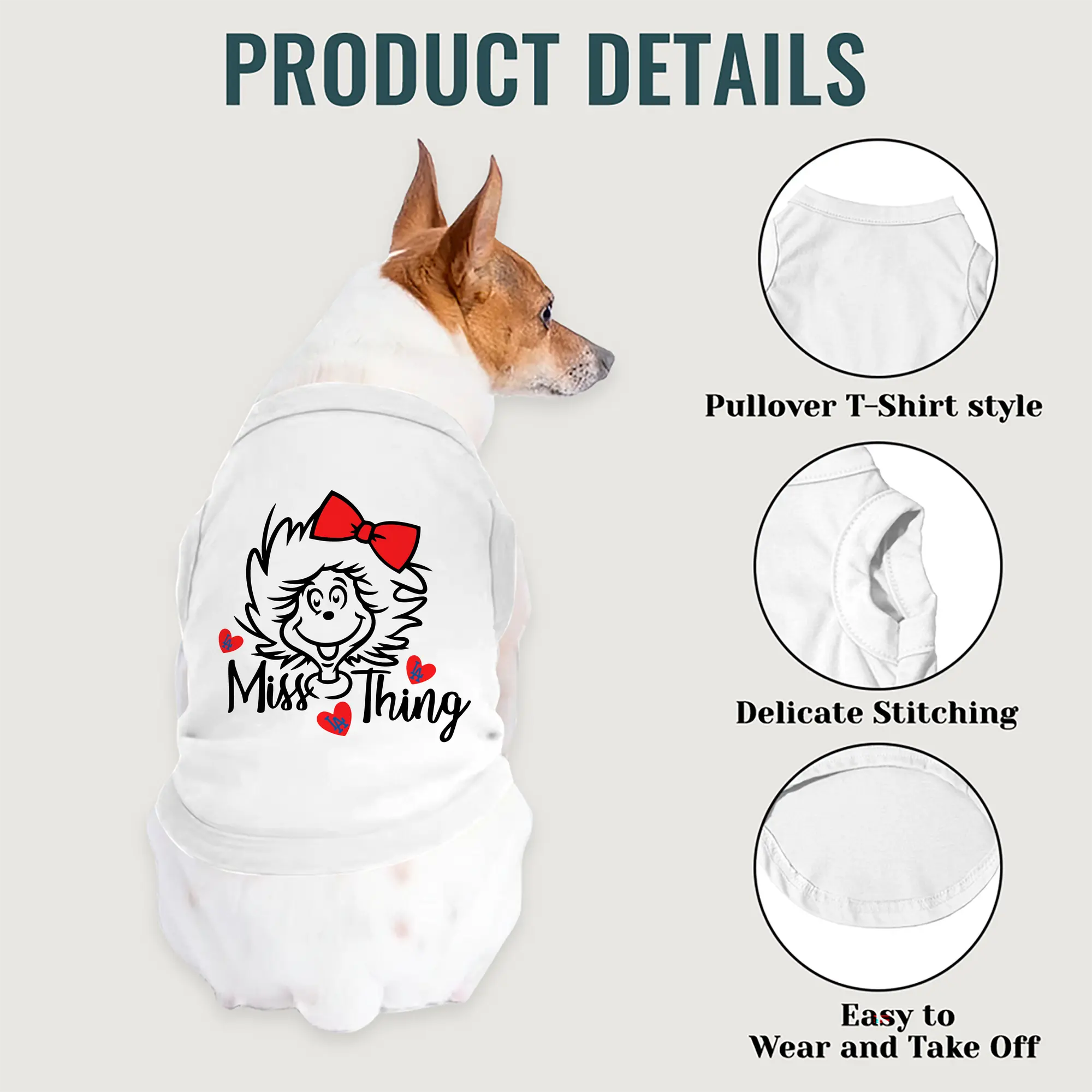 Miss Thing Dr Seuss Hearts Los Angeles Dodgers