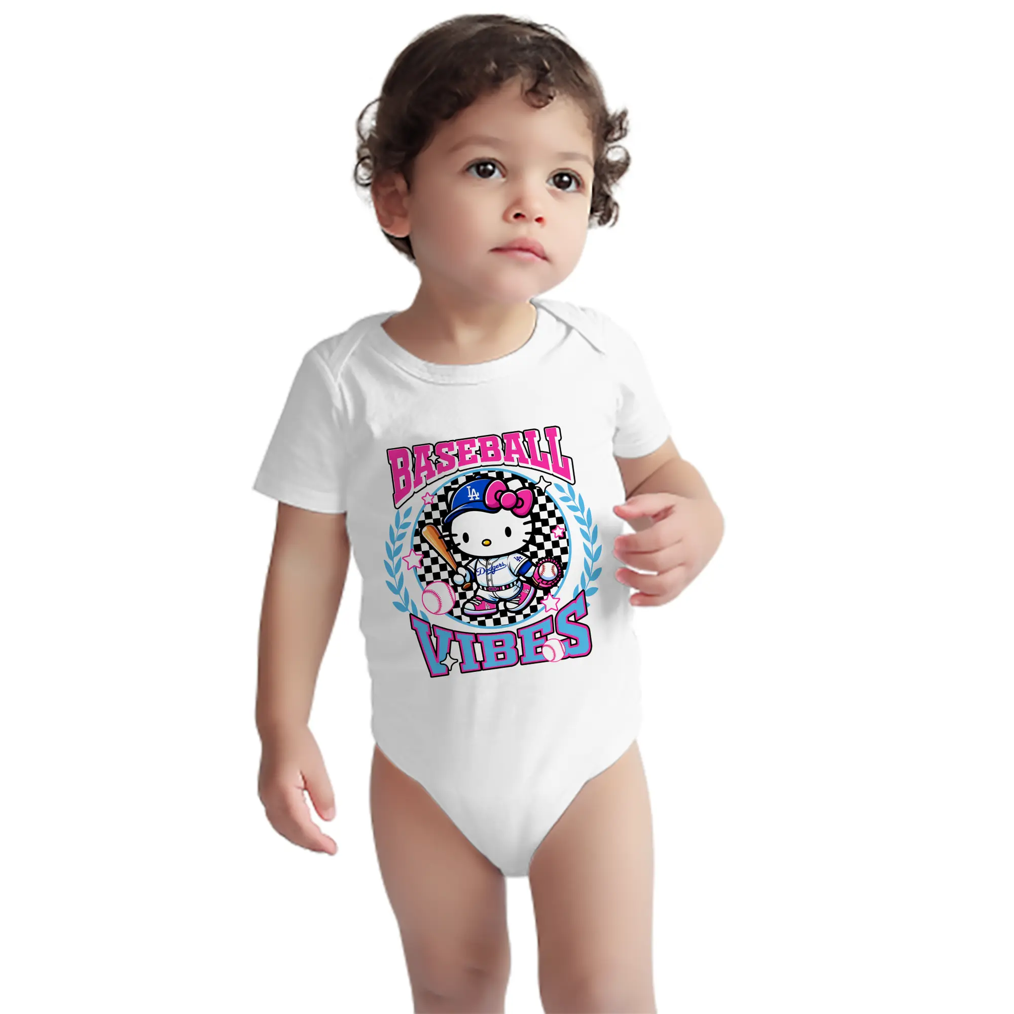 Baseball Vibes Hello Kitty Los Angeles Dodgers