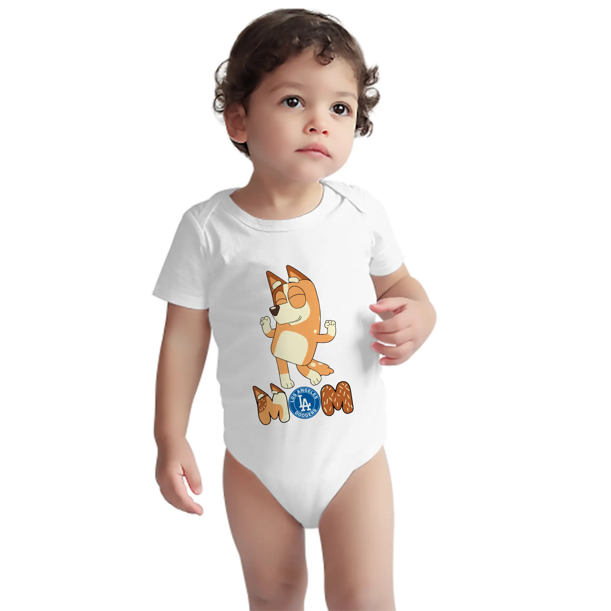 Bluey Mom Los Angeles Dodgers Baseball