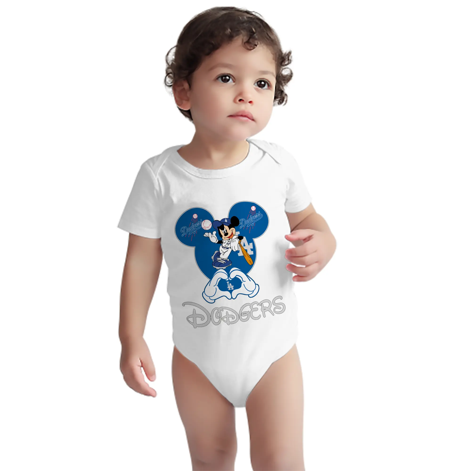 Disney Mickey Mouse Loves Los Angeles Dodgers Heart