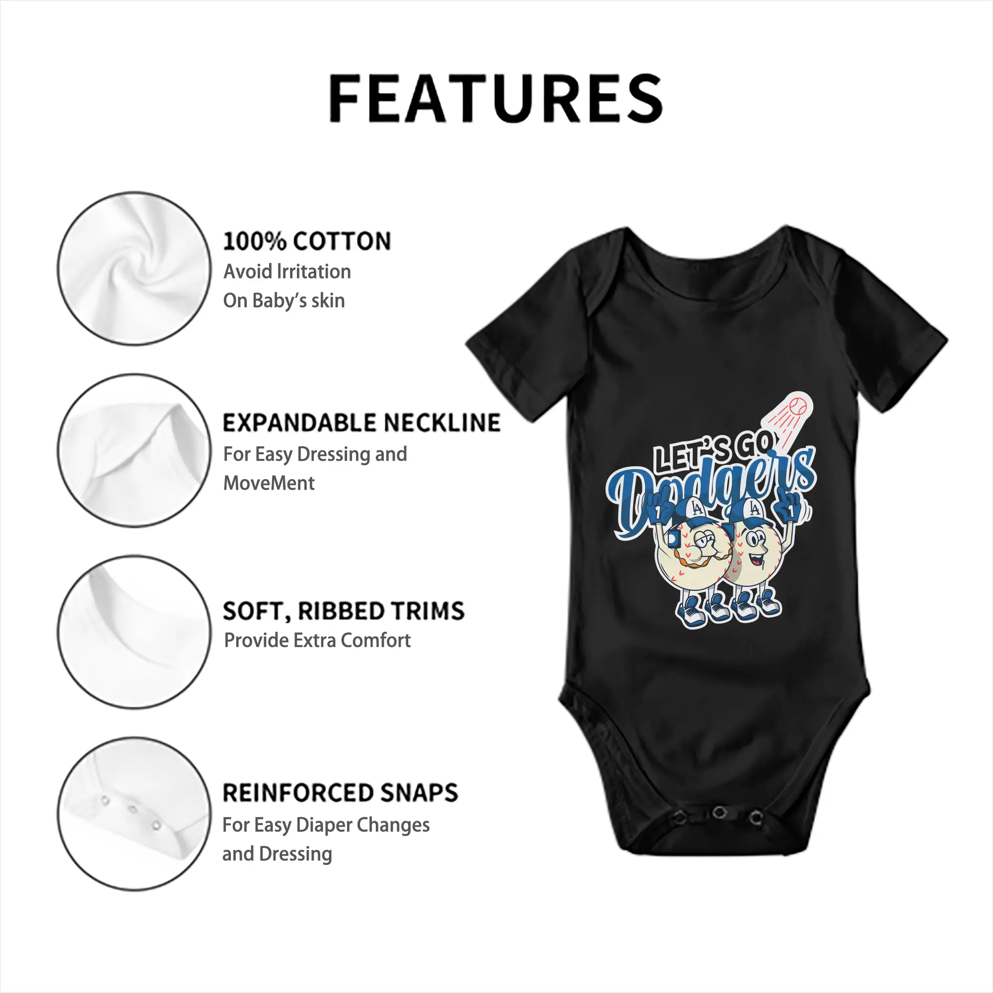 Lets Go Dodgers Baseball