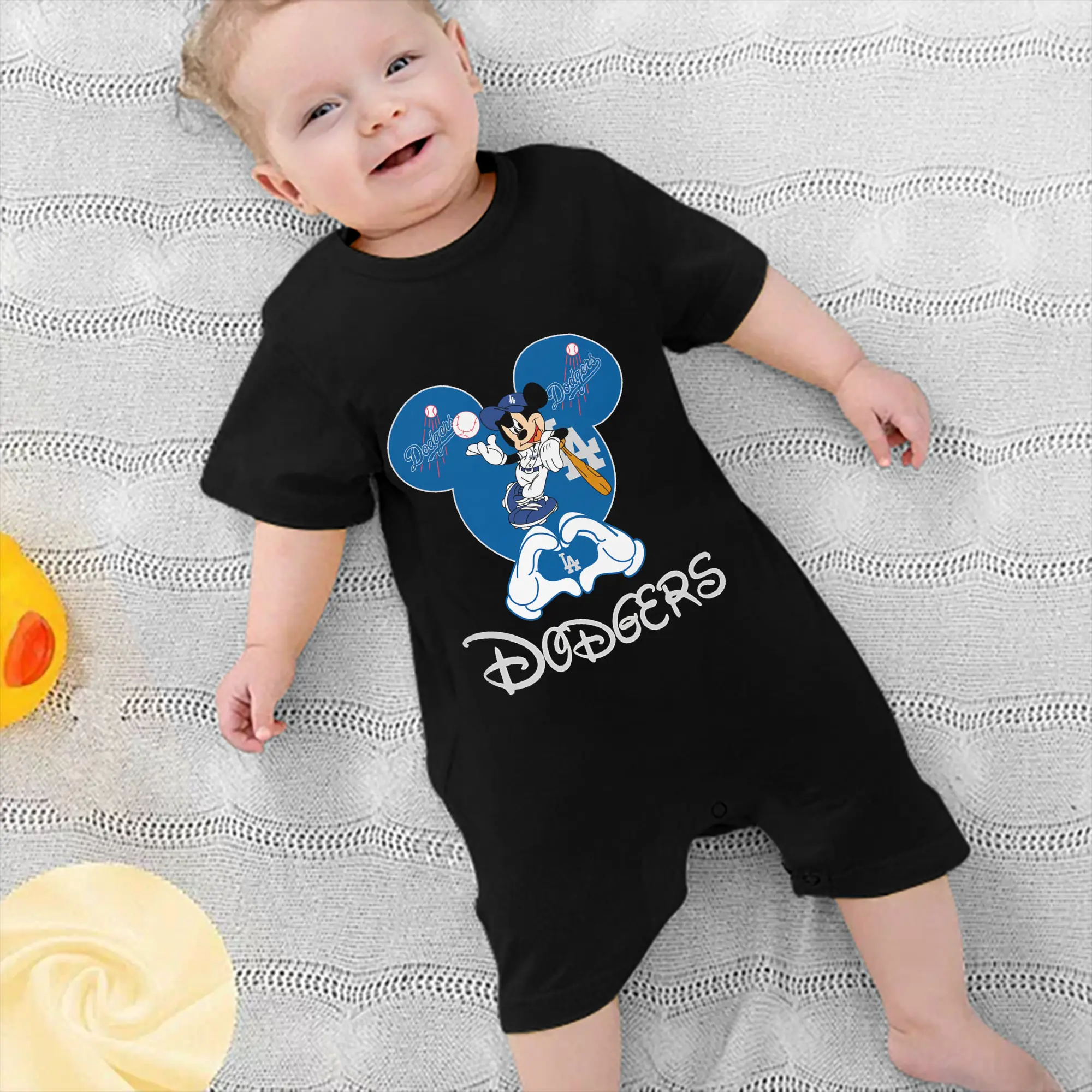 Disney Mickey Mouse Loves Los Angeles Dodgers Heart