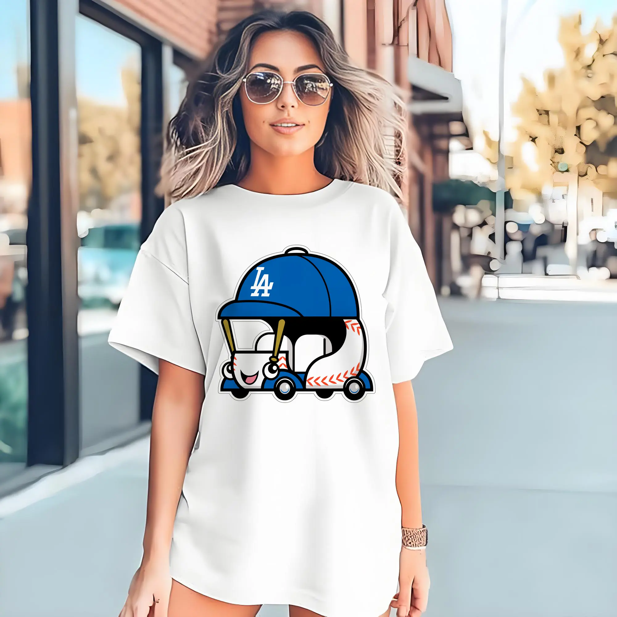 Cute Dodgers Bullpen Car Baseball