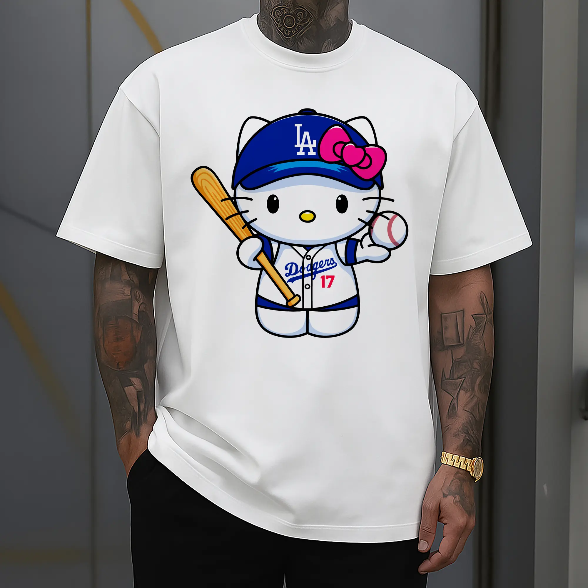 LA Dodgers Hello Kitty MLB Team