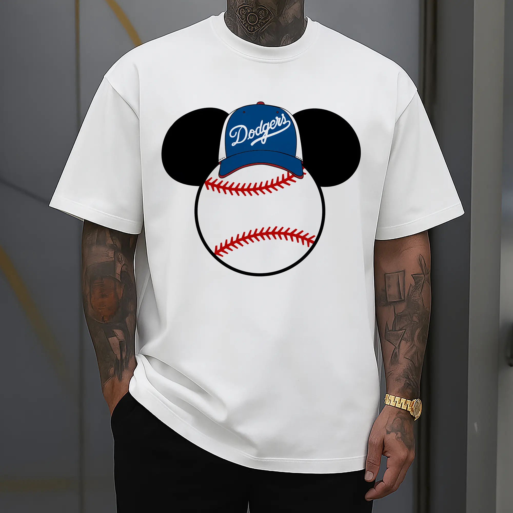 Los Angeles Dodgers Mickey Mouse Head