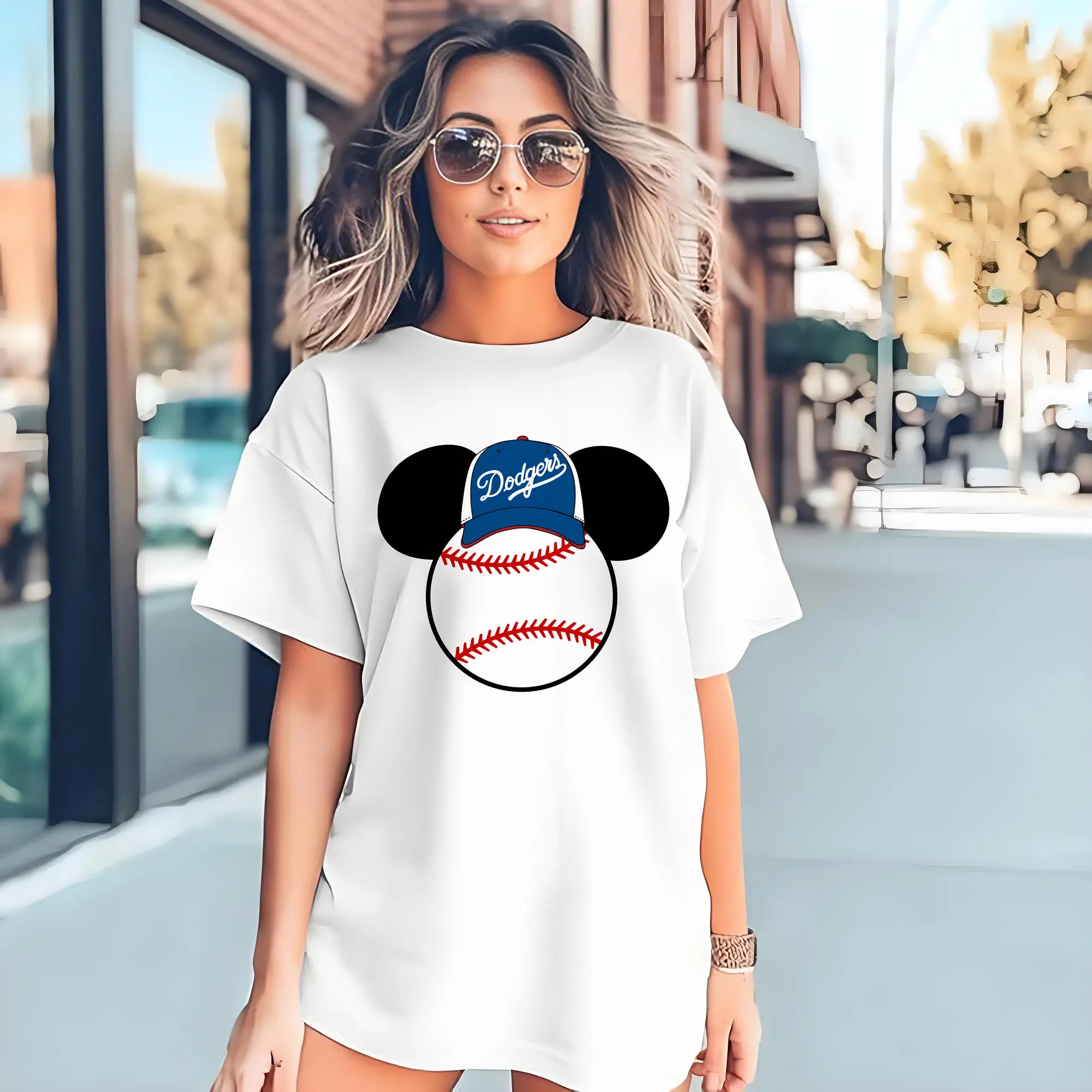 Los Angeles Dodgers Mickey Mouse Head