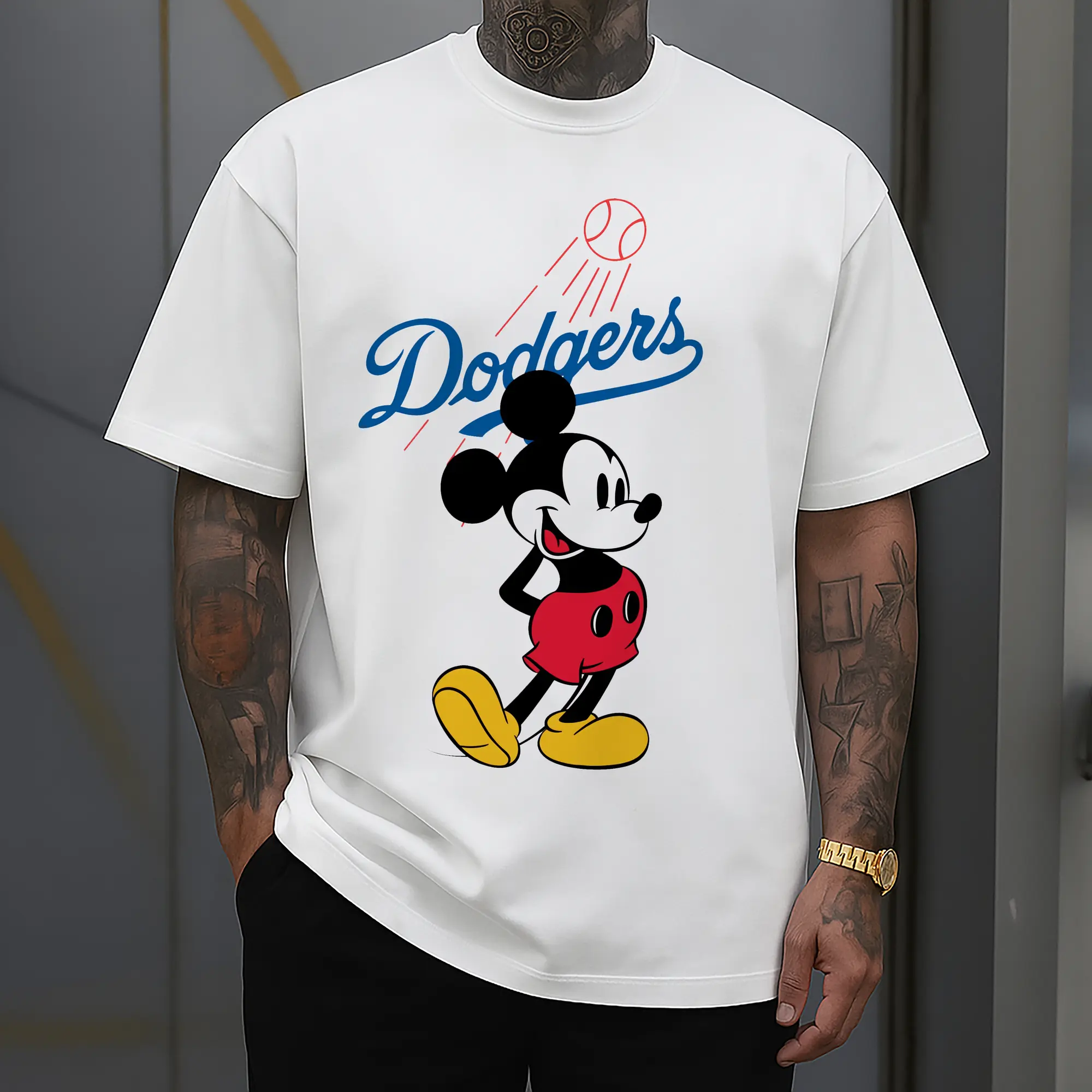 Baseball Mickey Mouse Los Angeles Dodgers