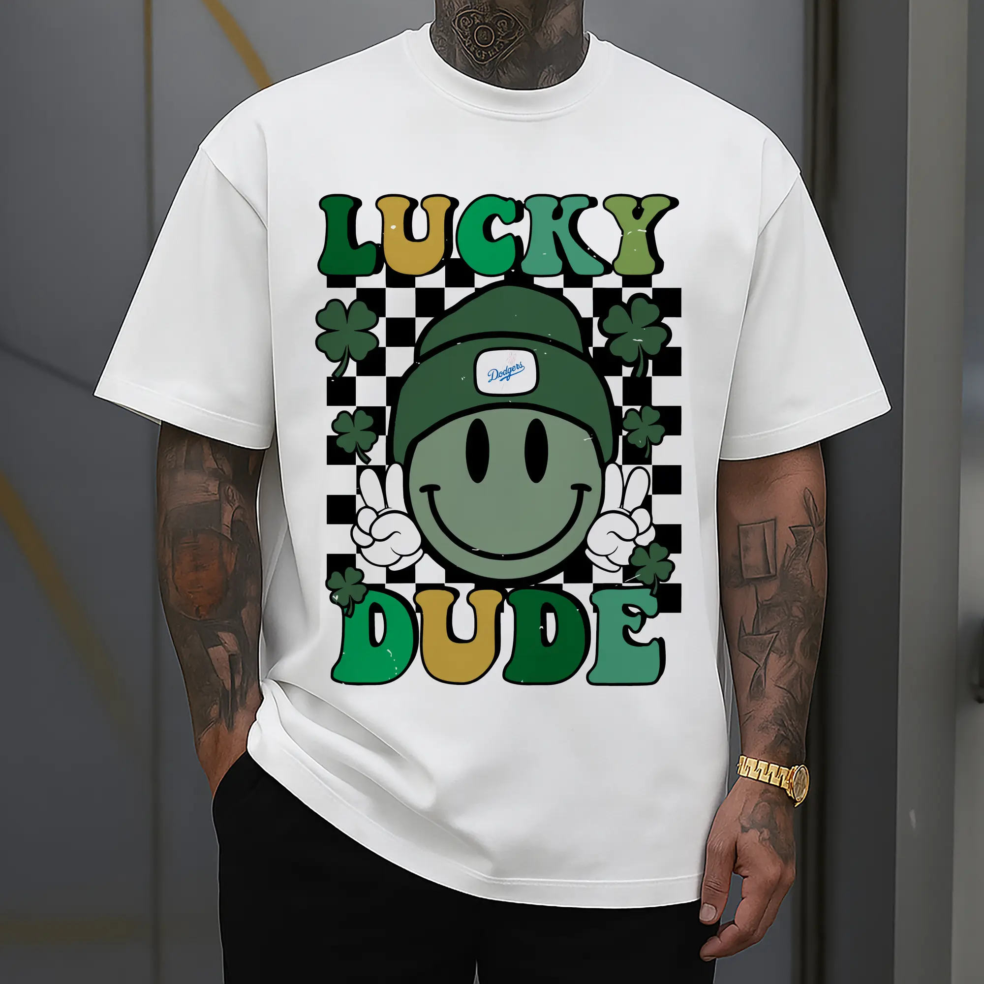 Happy Face Lucky Dude Los Angeles Dodgers