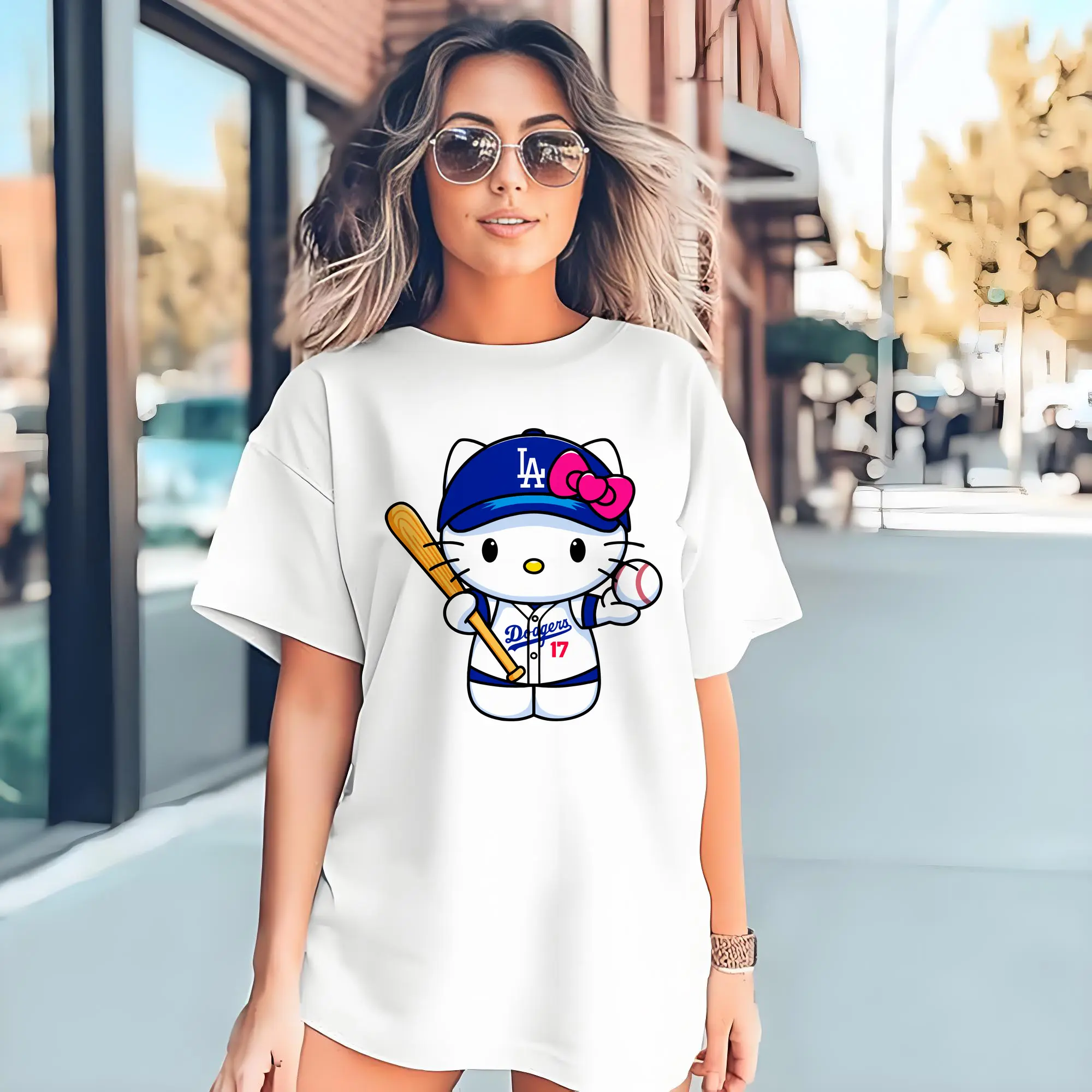 LA Dodgers Hello Kitty MLB Team
