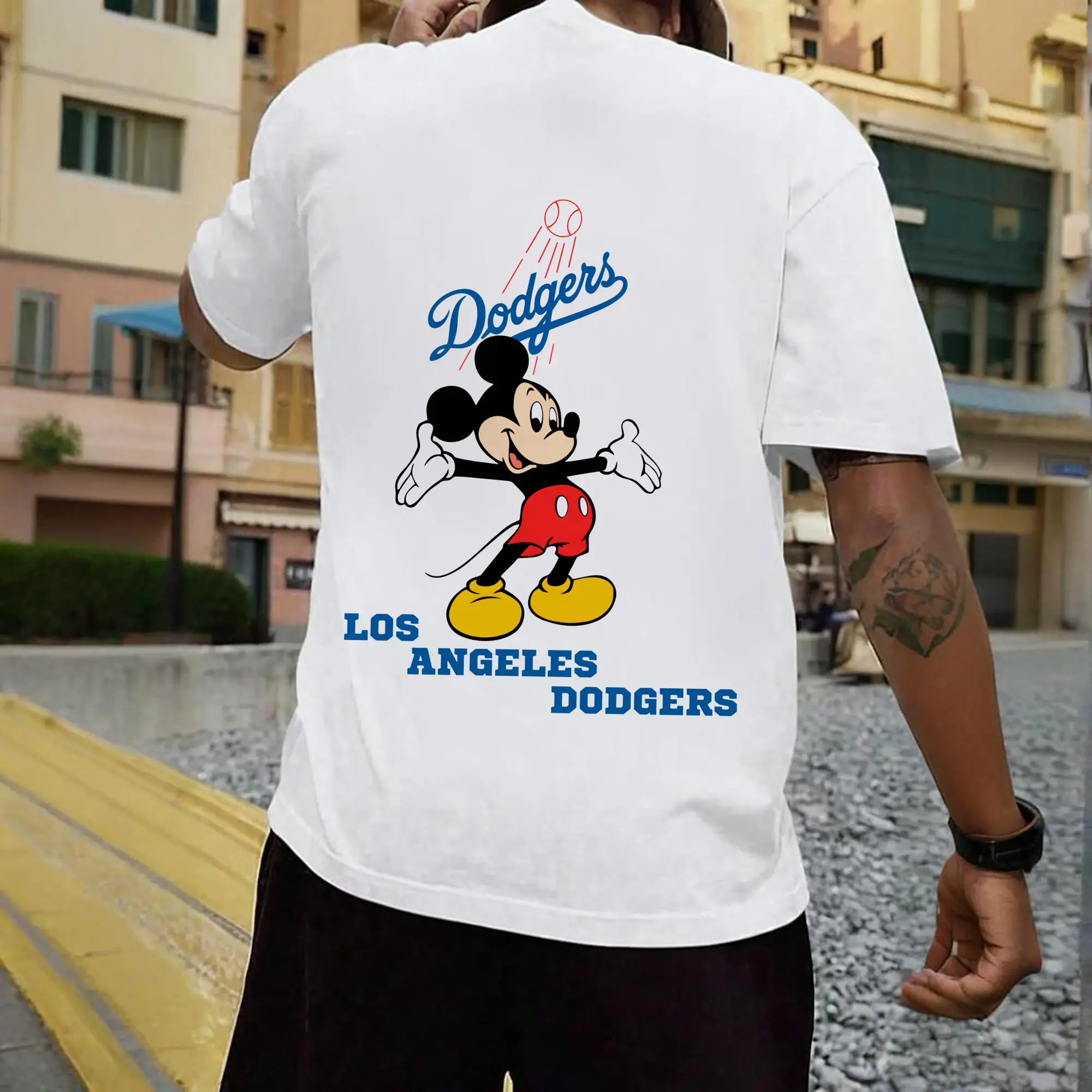 Los Angeles Dodgers Mickey Mouse Baseball