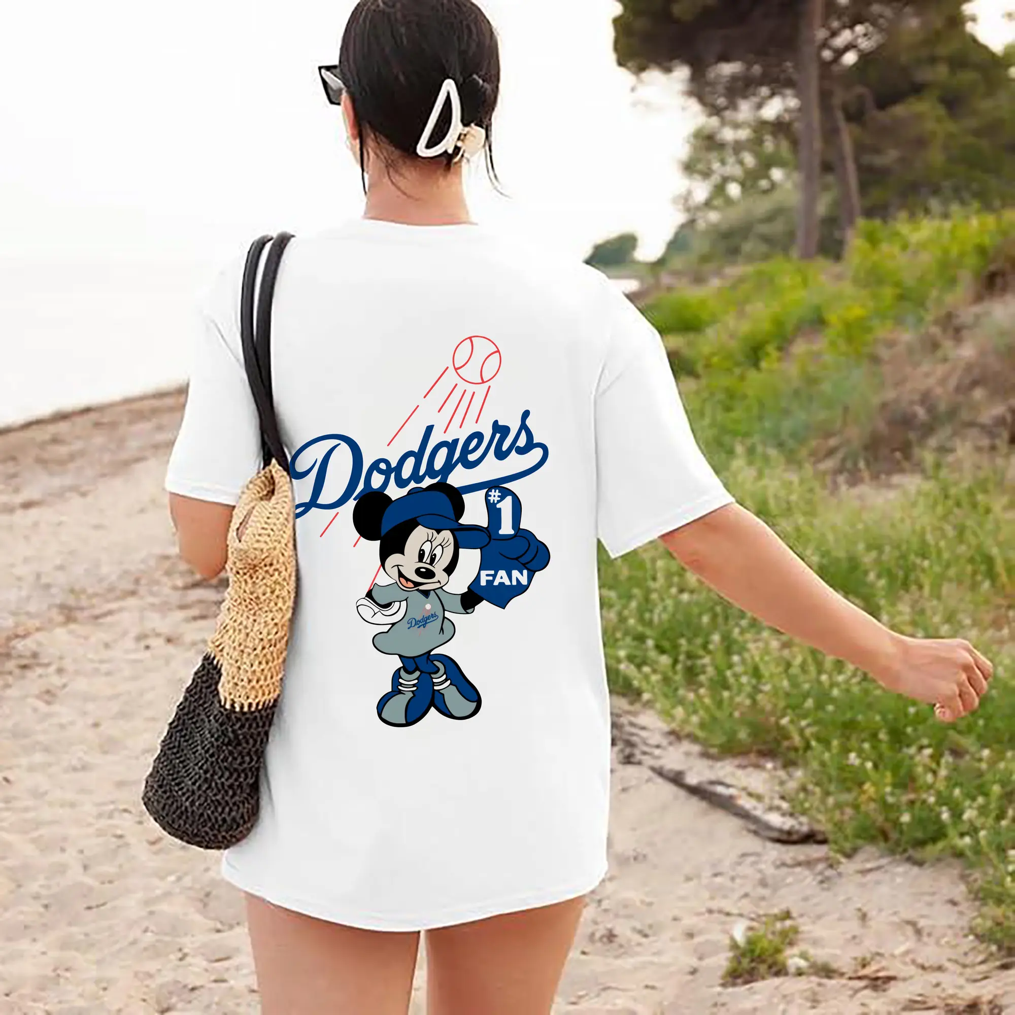 Minnie Mouse Los Angeles Dodgers Baseball