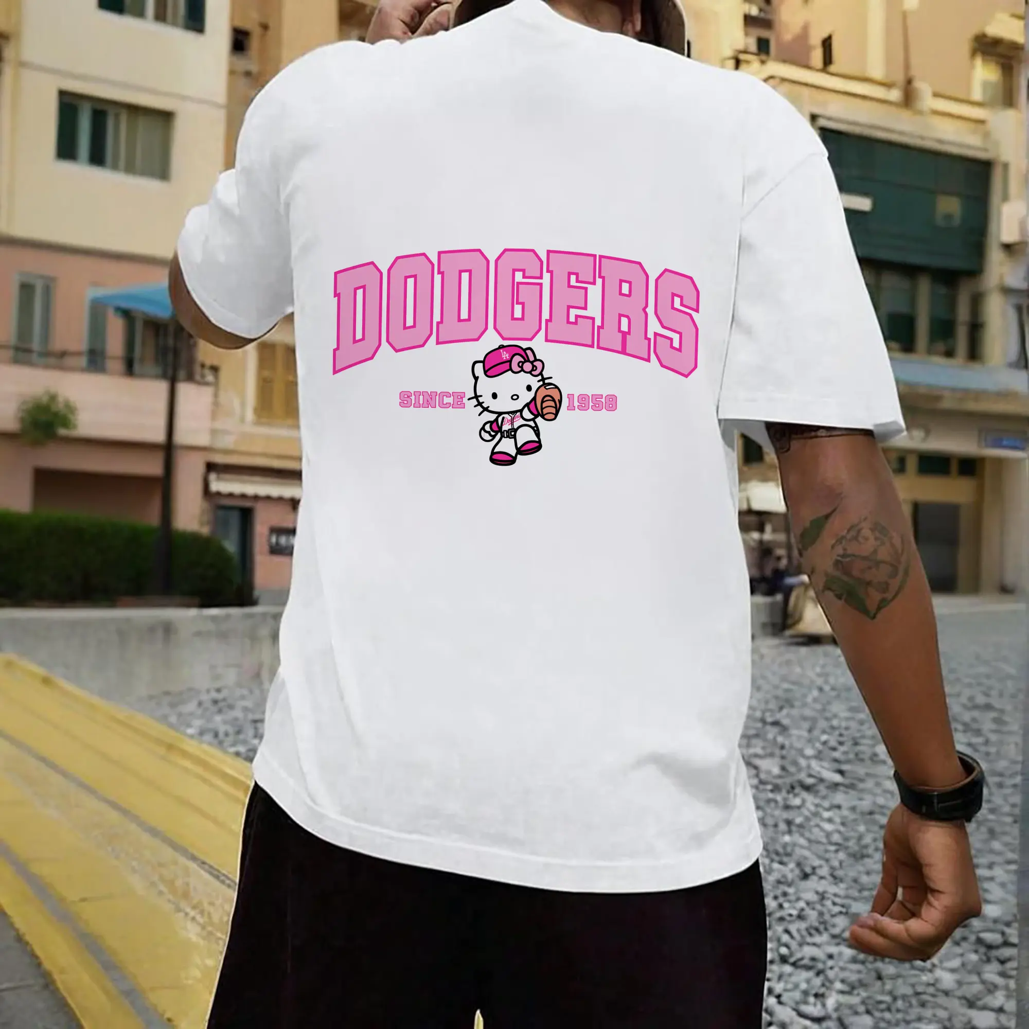 Pink Baseball Hello Kitty Dodgers