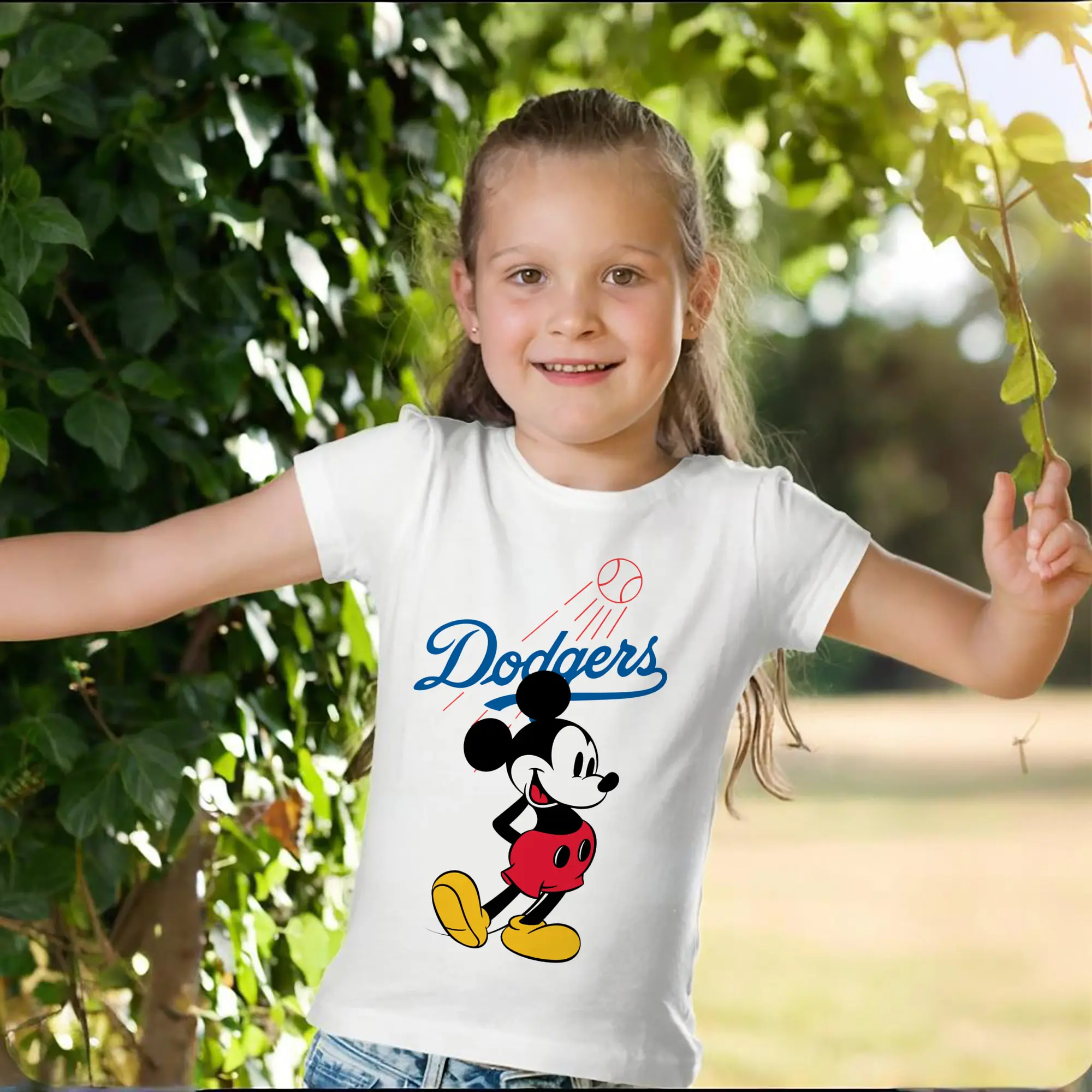 Baseball Mickey Mouse Los Angeles Dodgers