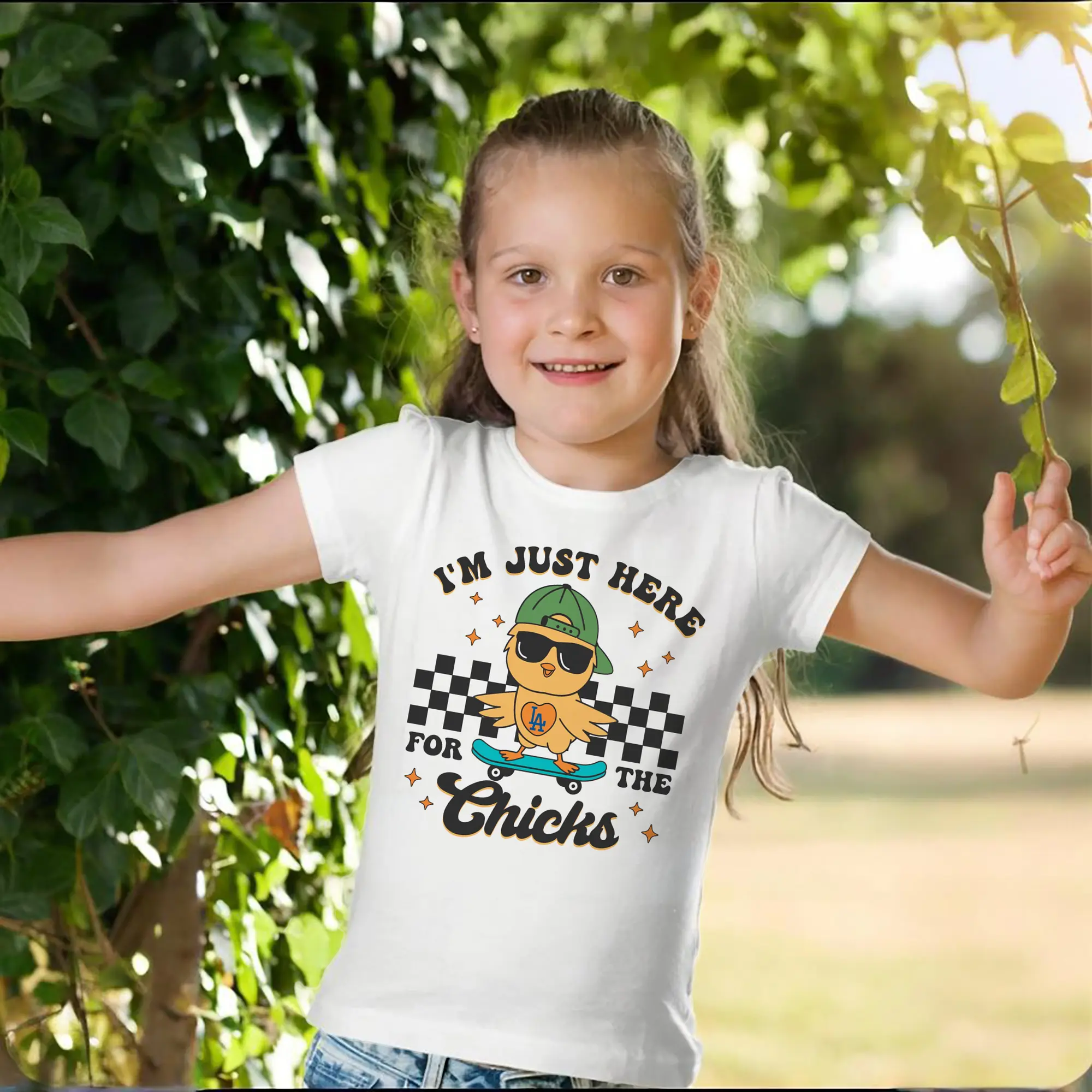 Im Just Here For The Chicks Los Angeles Dodgers