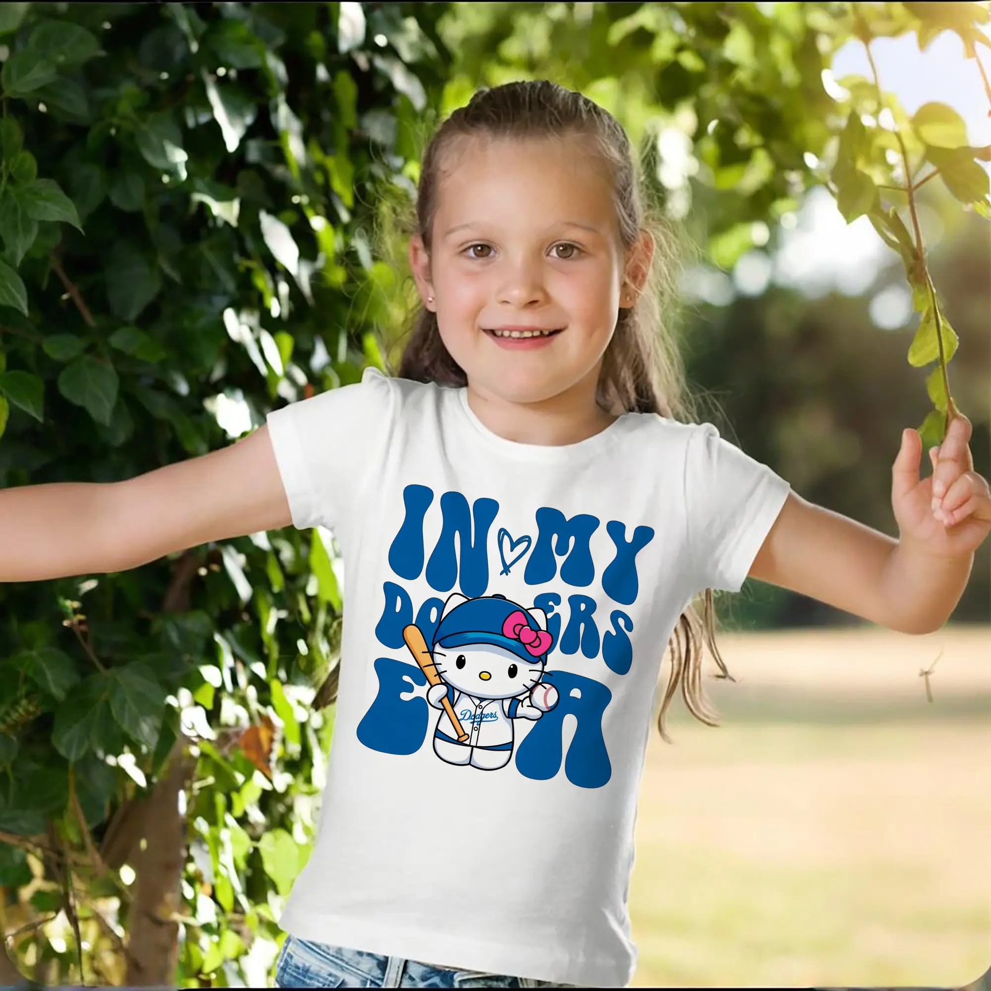 In My Dodgers Era Hello Kitty Baseball