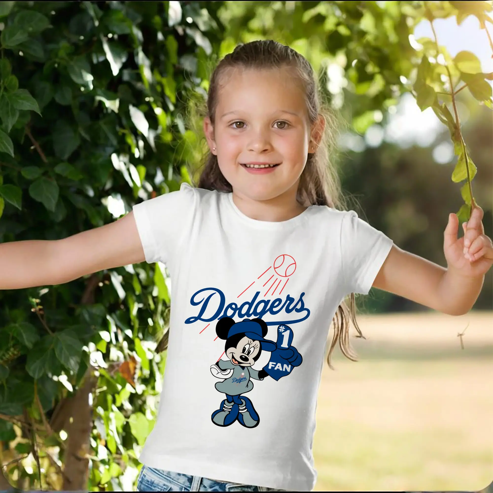 Minnie Mouse Los Angeles Dodgers Baseball