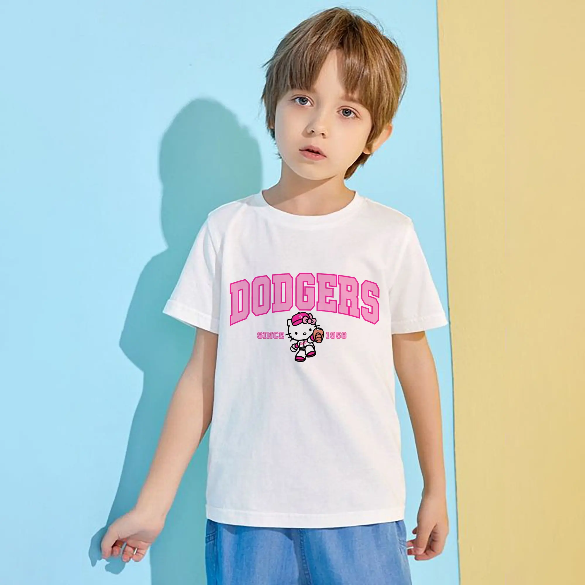 Pink Baseball Hello Kitty Dodgers