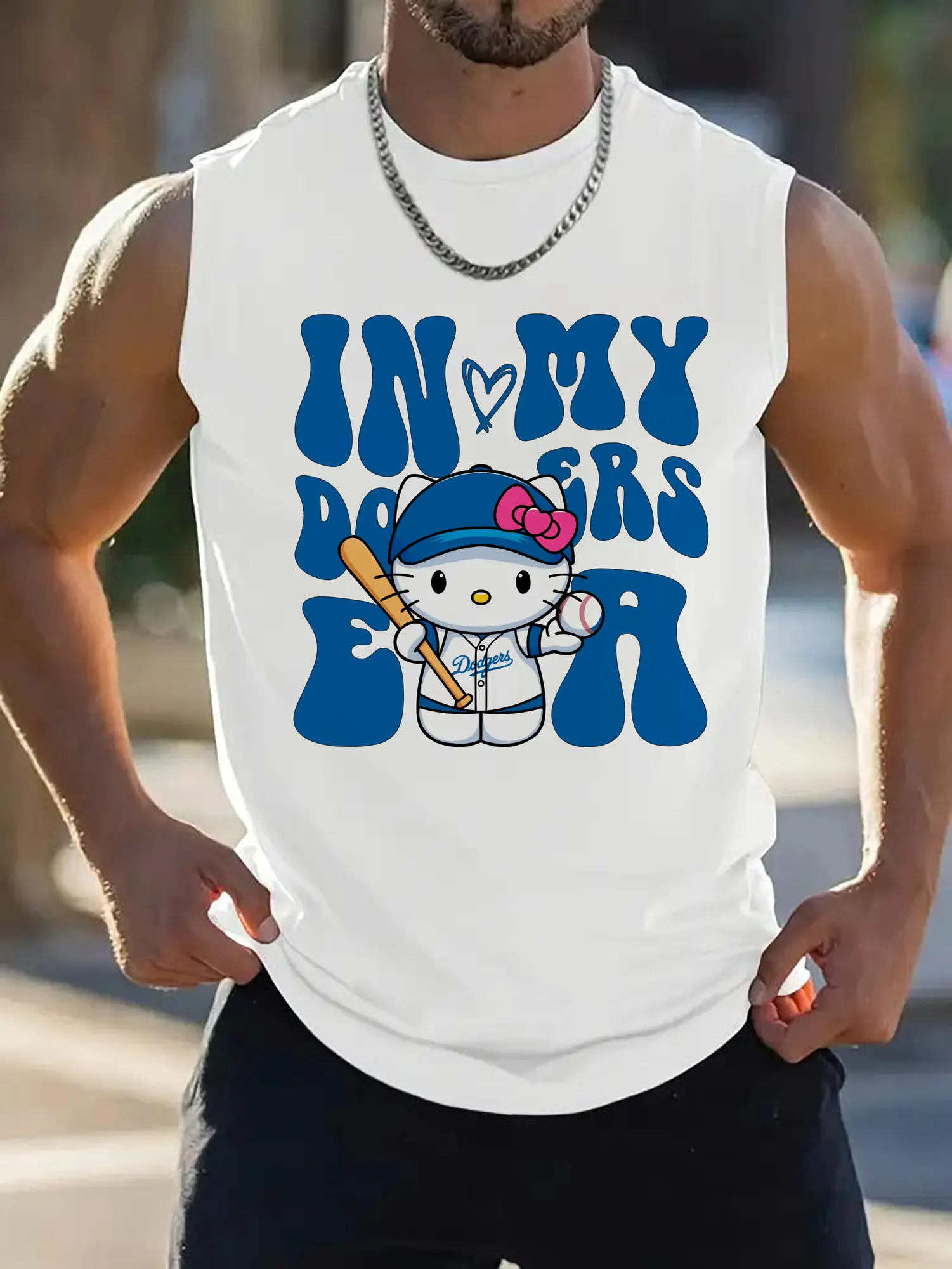 In My Dodgers Era Hello Kitty Baseball