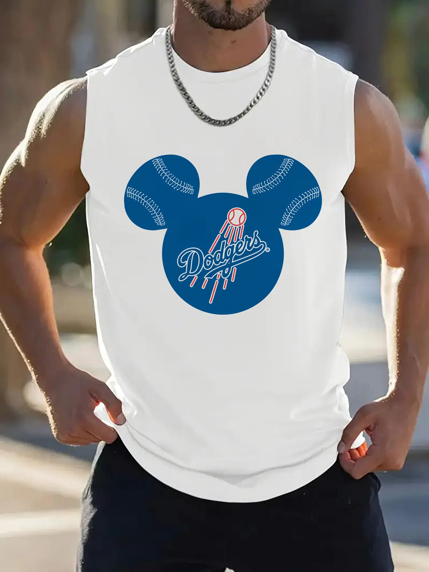 Los Angeles Dodgers Baseball Mickey Mouse