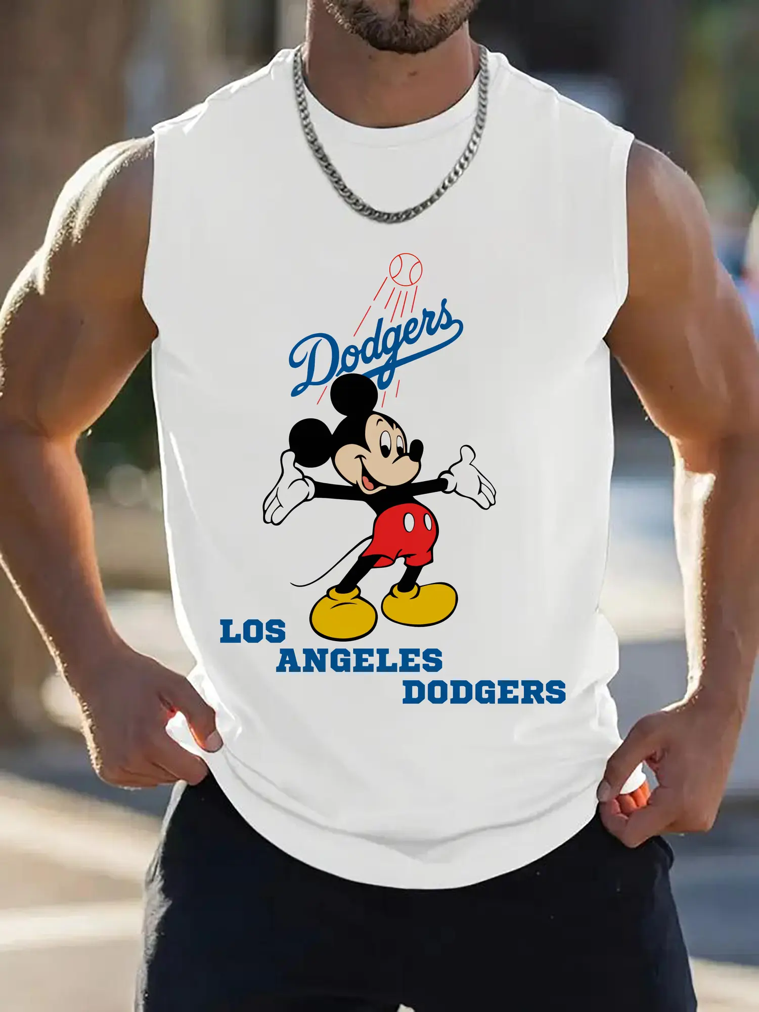 Los Angeles Dodgers Mickey Mouse Baseball