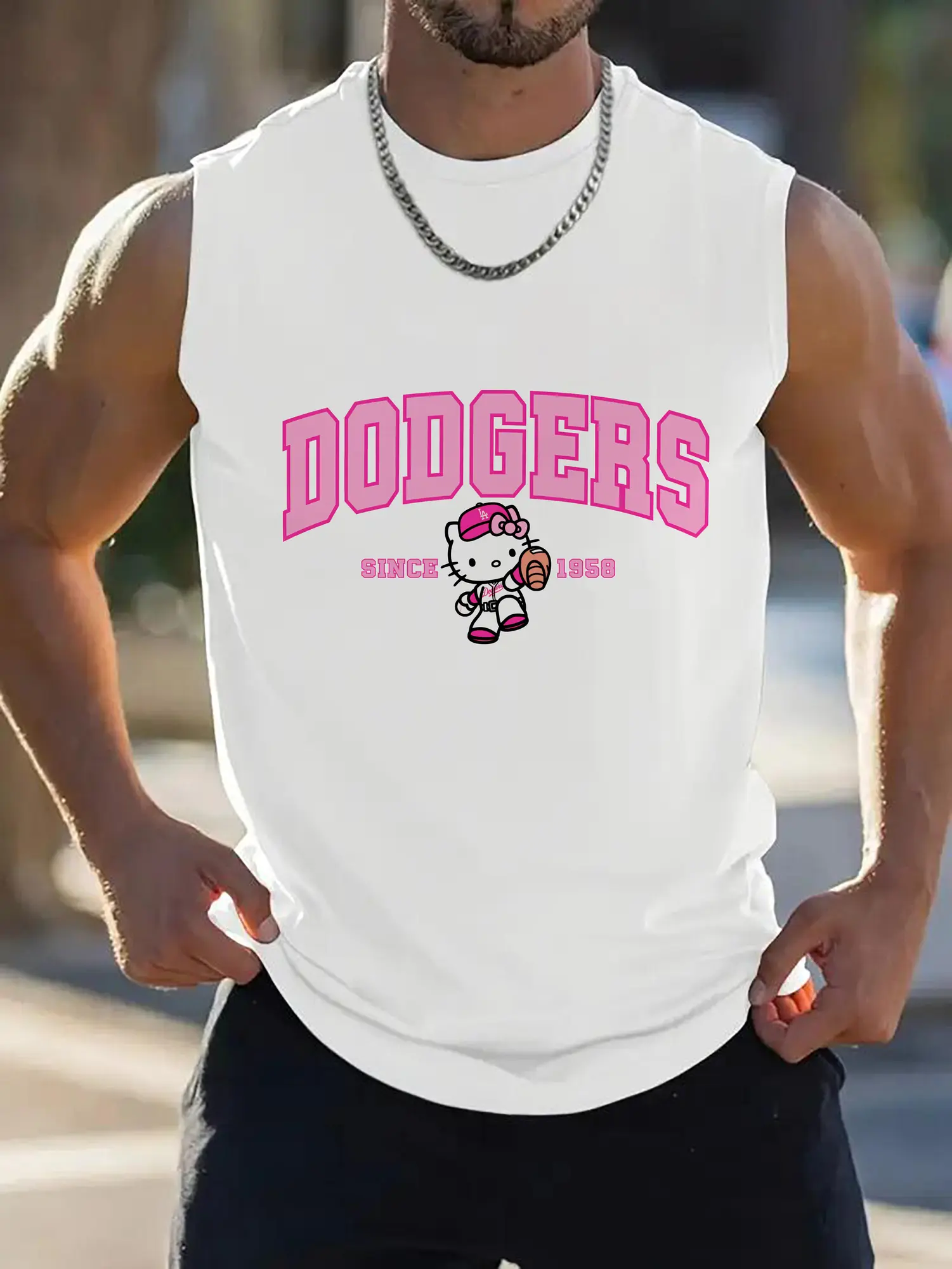 Pink Baseball Hello Kitty Dodgers