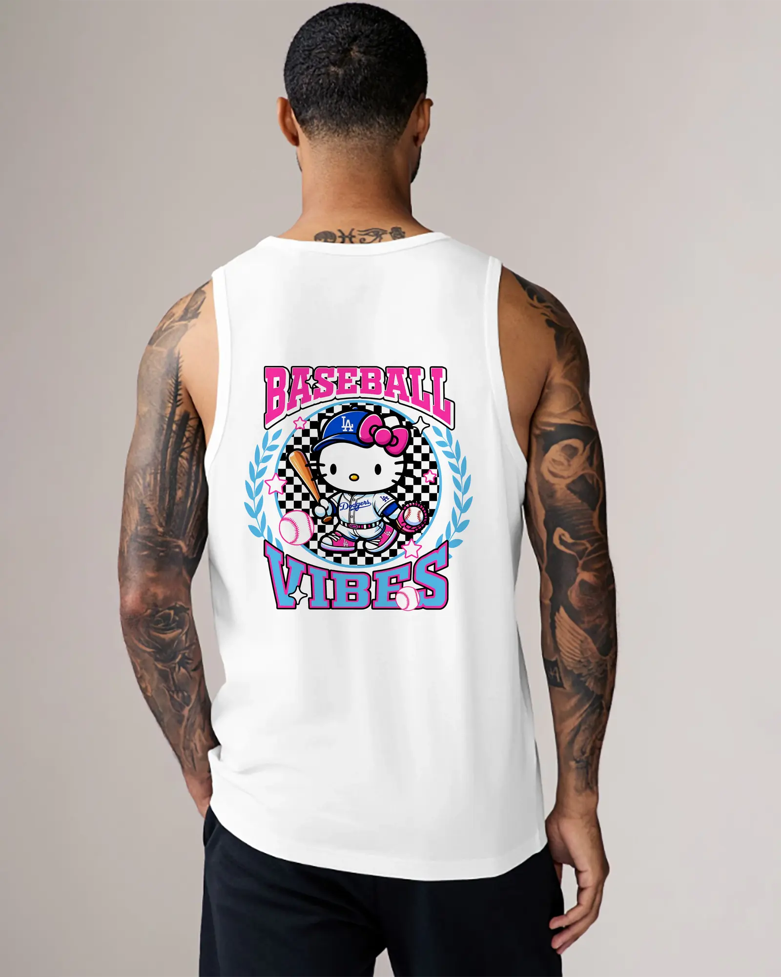 Baseball Vibes Hello Kitty Los Angeles Dodgers