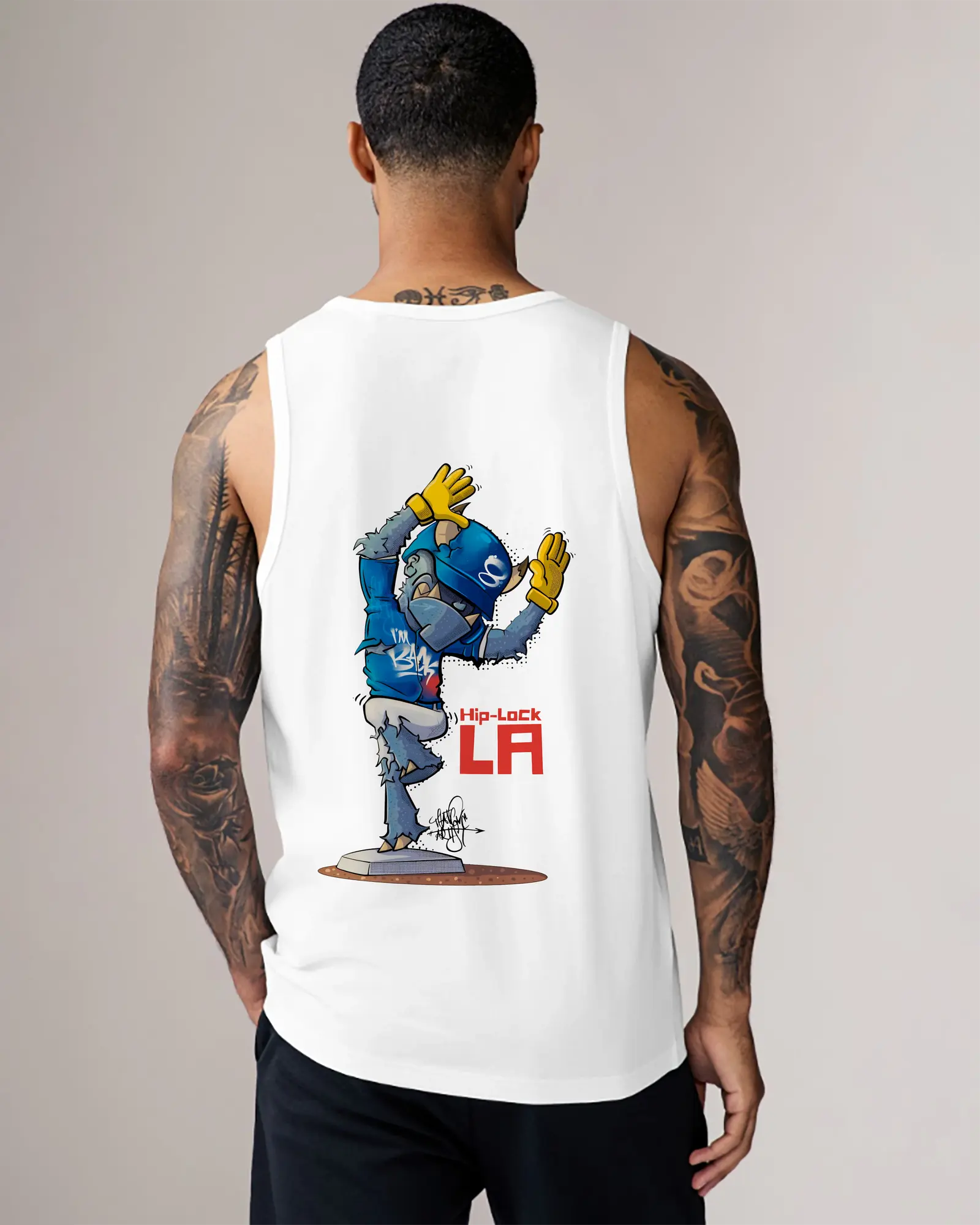 Funny Los Angeles Dodgers Monster Celebration Hip Lock