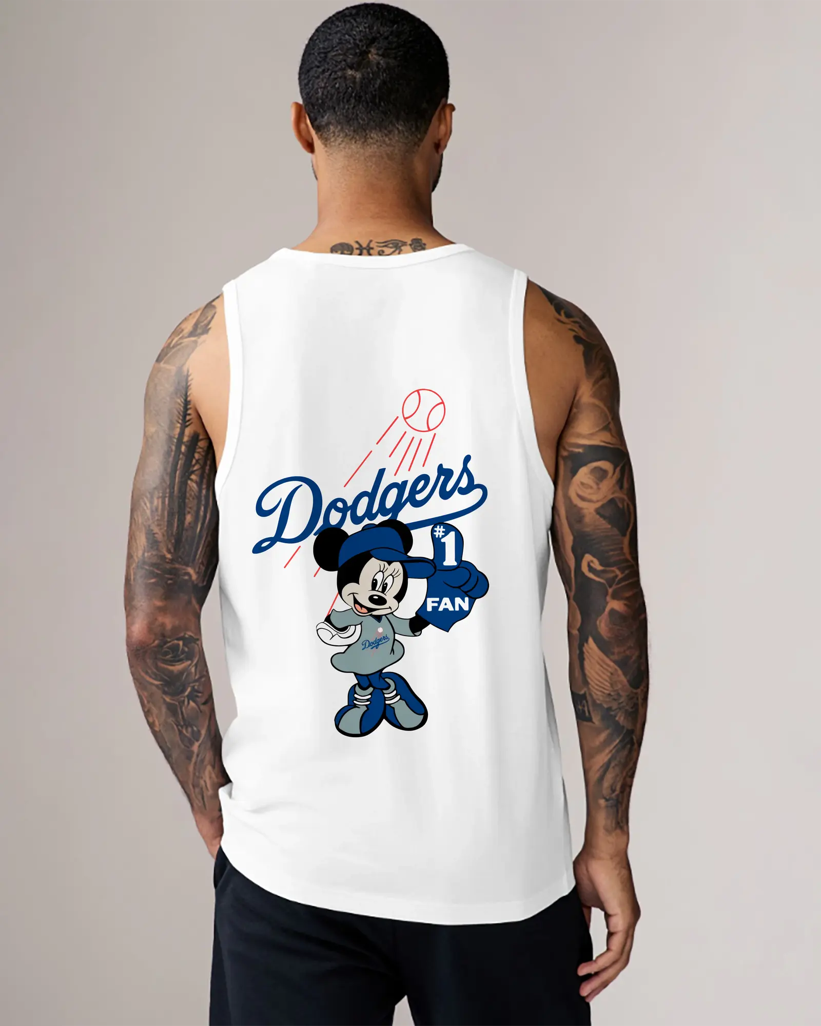 Minnie Mouse Los Angeles Dodgers Baseball