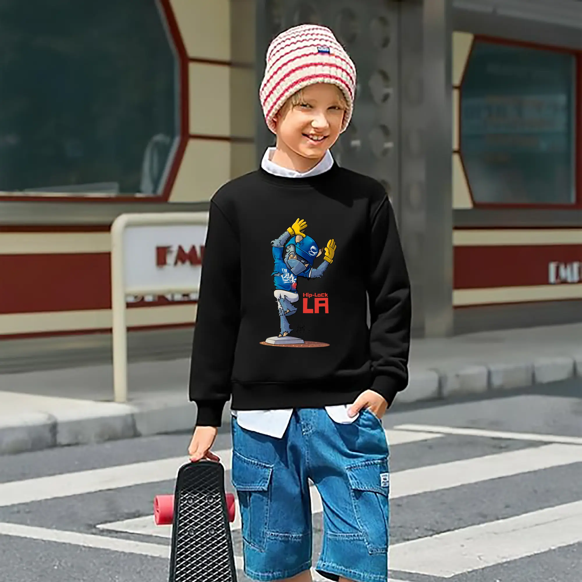 Funny Los Angeles Dodgers Monster Celebration Hip Lock