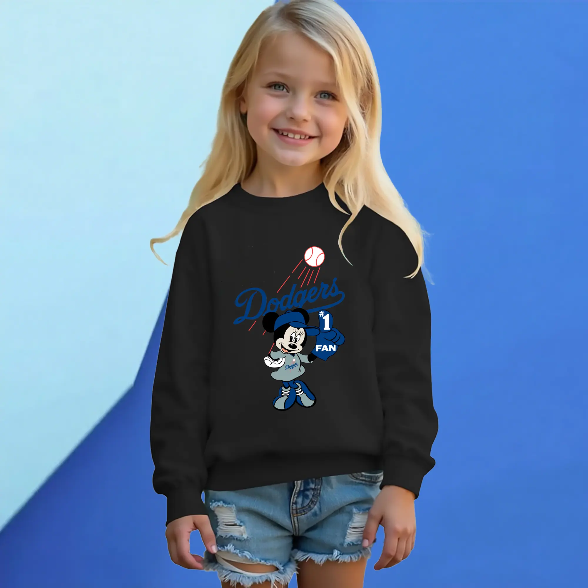 Minnie Mouse Los Angeles Dodgers Baseball