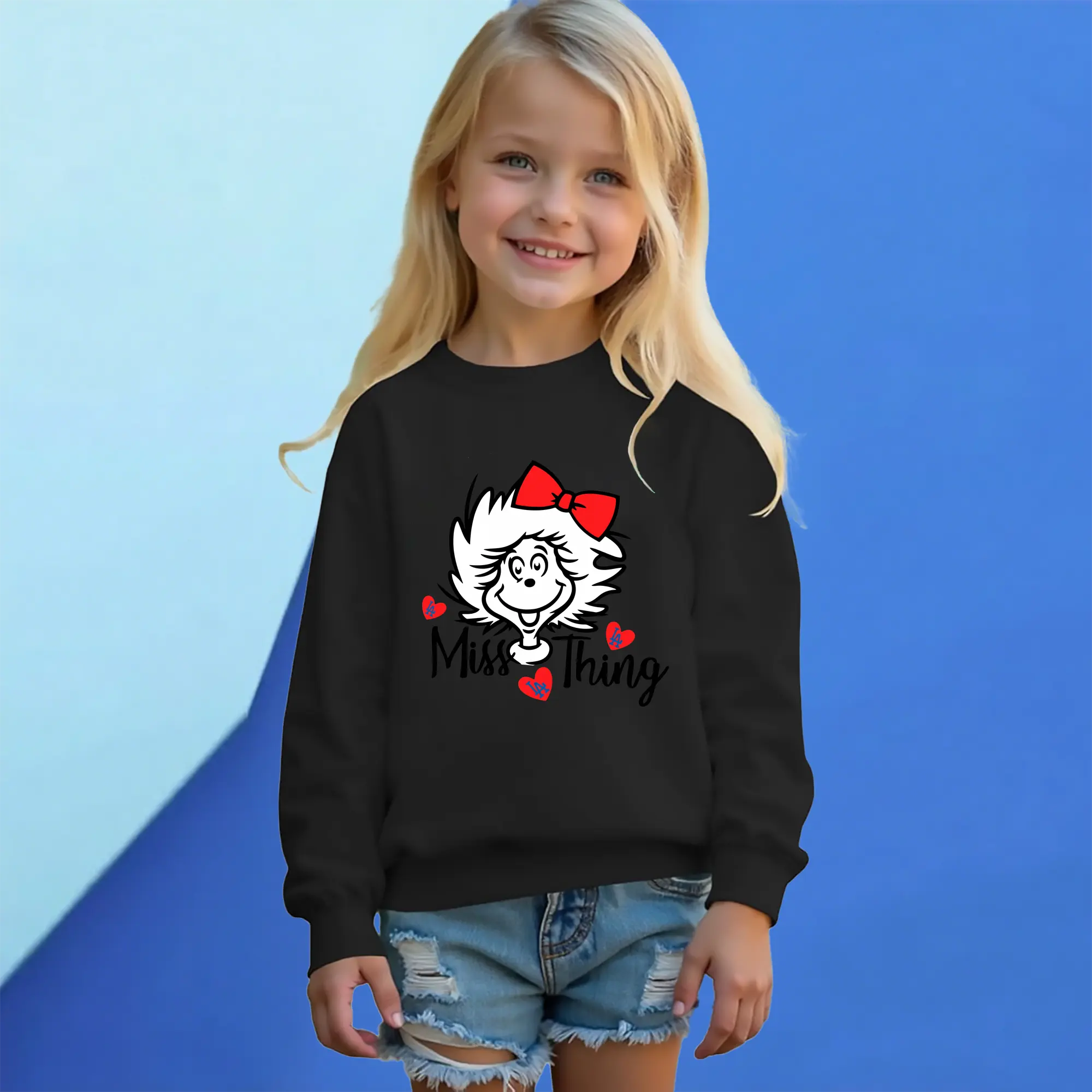 Miss Thing Dr Seuss Hearts Los Angeles Dodgers