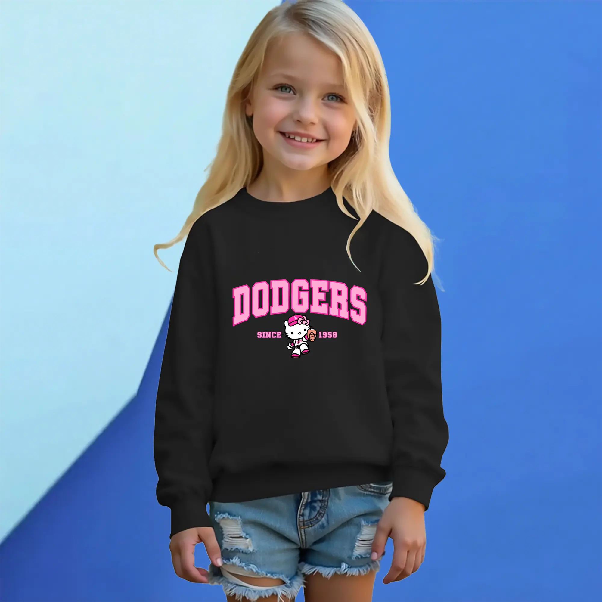 Pink Baseball Hello Kitty Dodgers