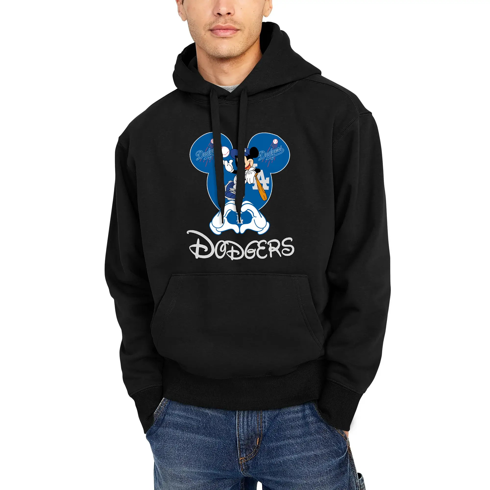 Disney Mickey Mouse Loves Los Angeles Dodgers Heart