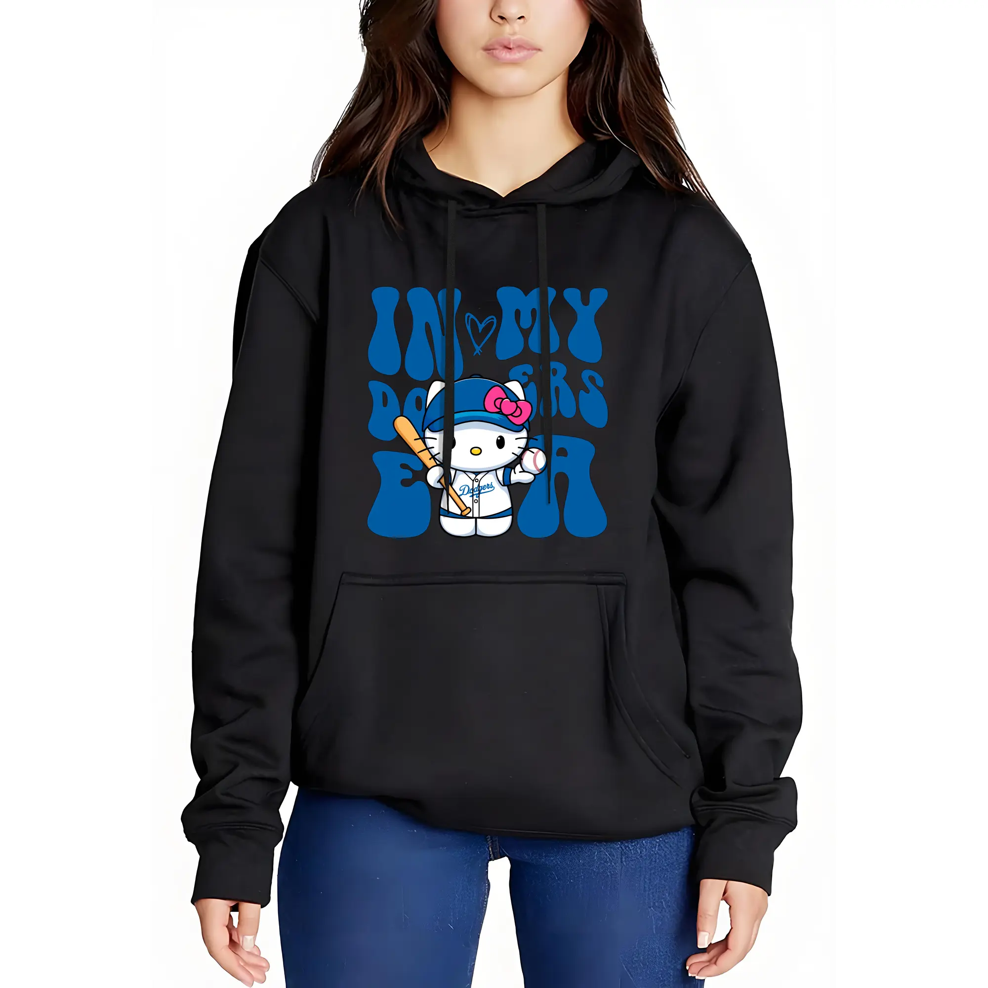 In My Dodgers Era Hello Kitty Baseball