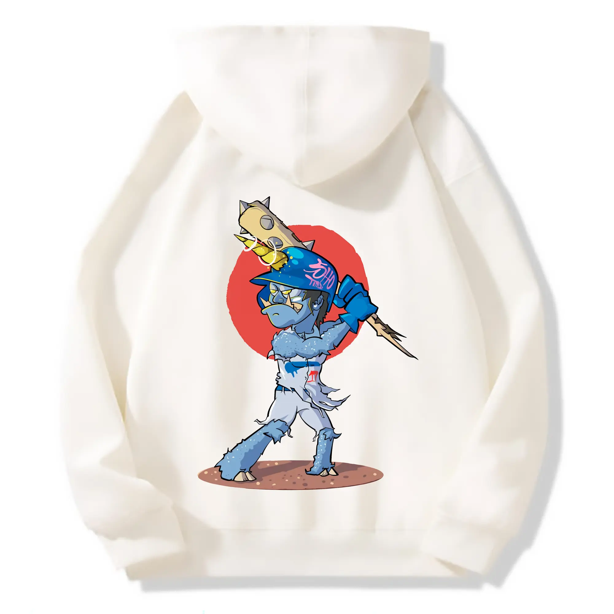 Monster Sho Los Angeles Dodgers - Premium Hoodie With Back Heat Transfer Print – 56.1% Cotton, 43.9% Polyester – Soft, Durable & Stylish – Perfect For Sports, Casual & Everyday Wear