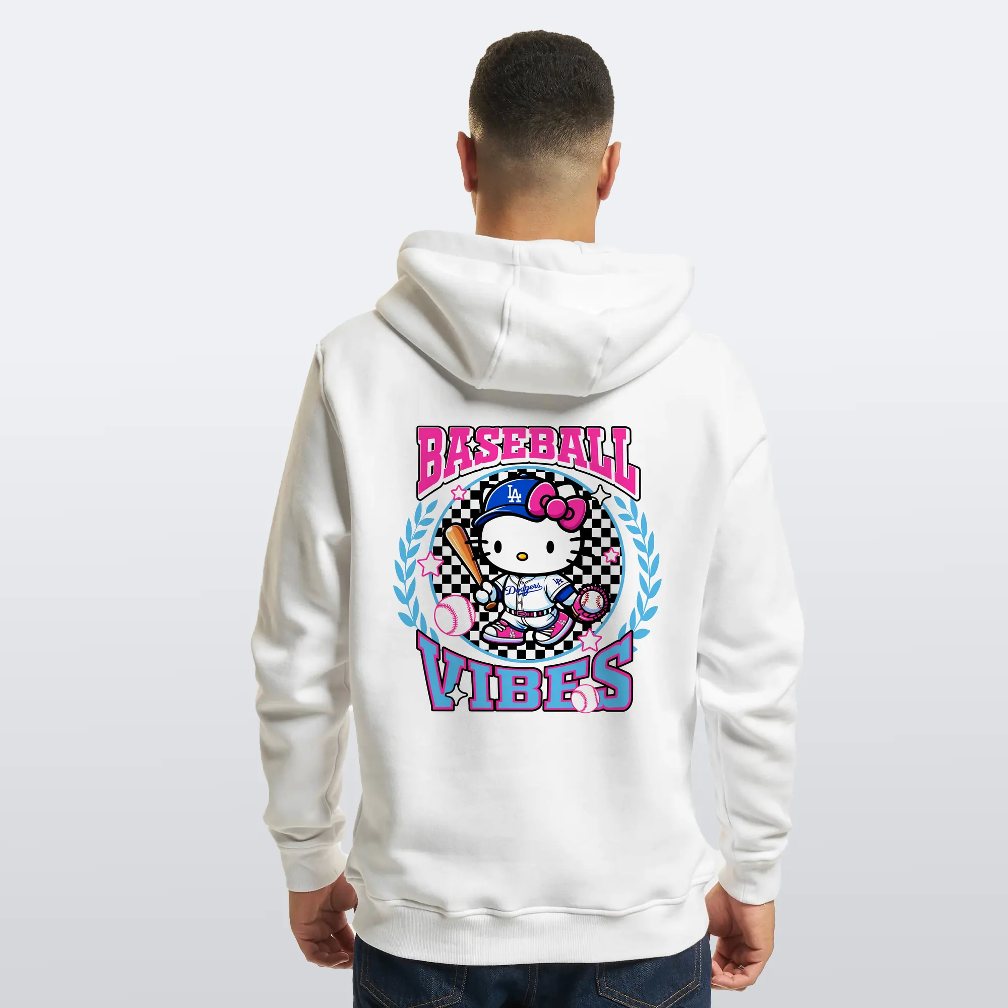 Baseball Vibes Hello Kitty Los Angeles Dodgers