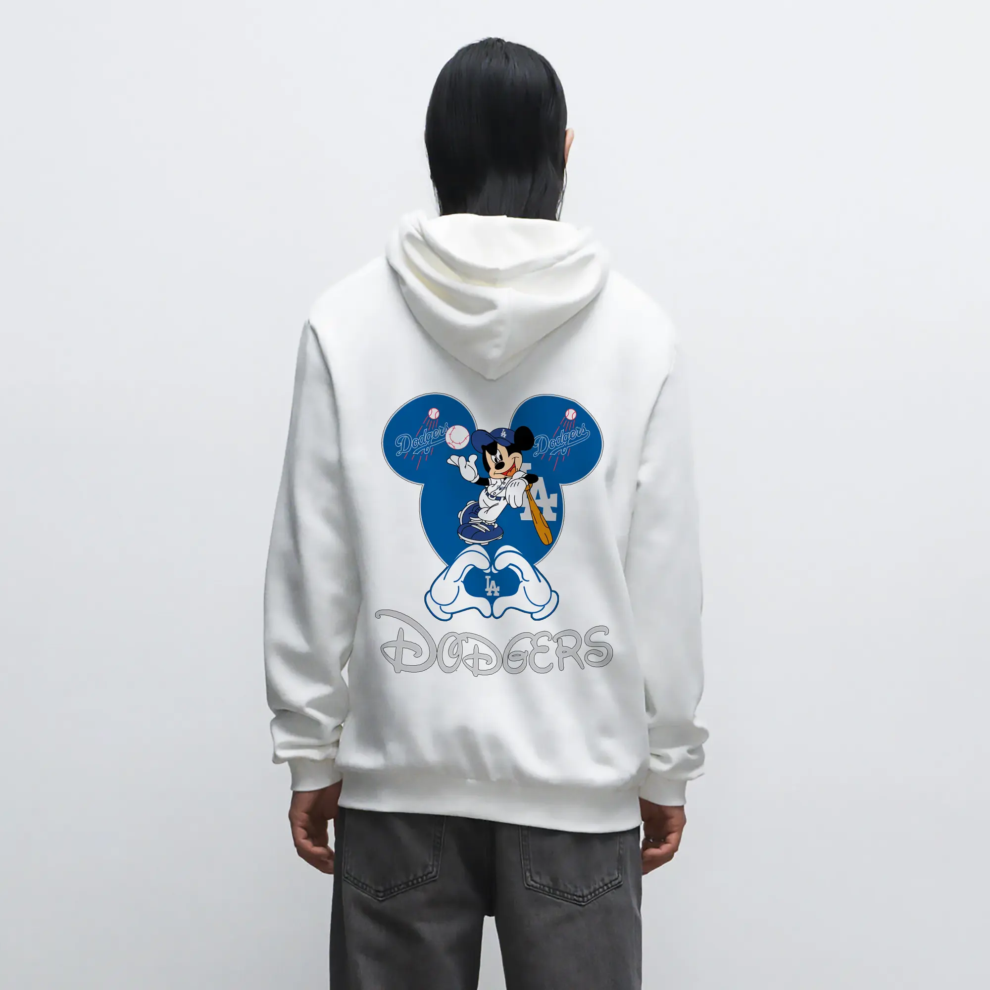 Disney Mickey Mouse Loves Los Angeles Dodgers Heart