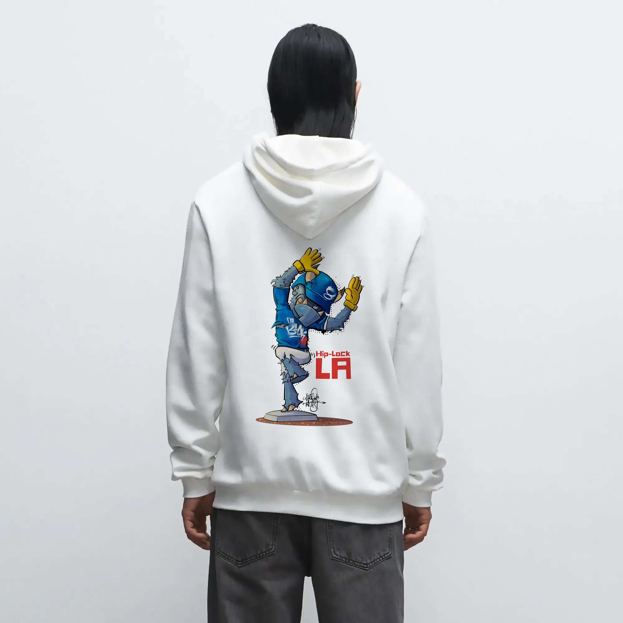 Funny Los Angeles Dodgers Monster Celebration Hip Lock