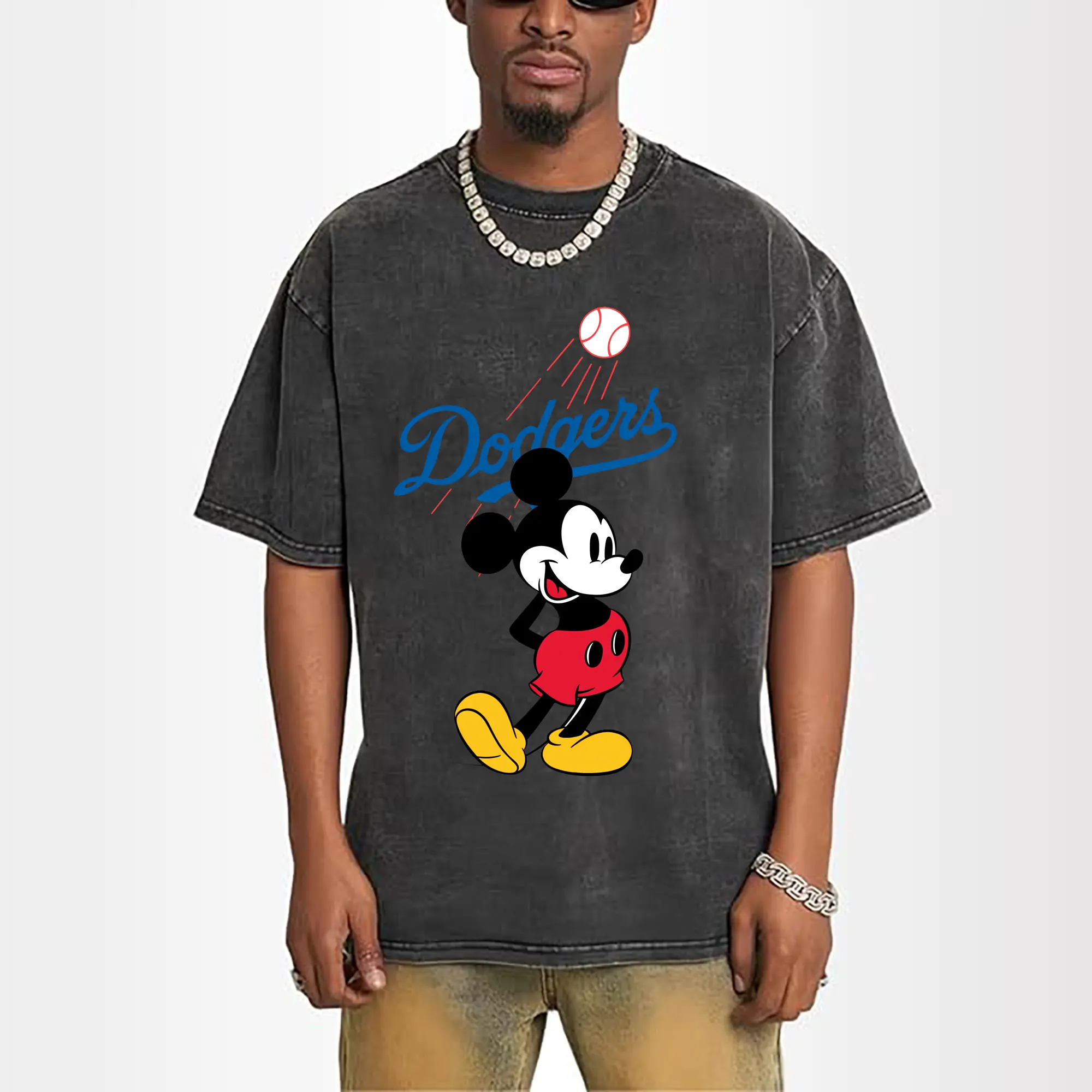 Baseball Mickey Mouse Los Angeles Dodgers