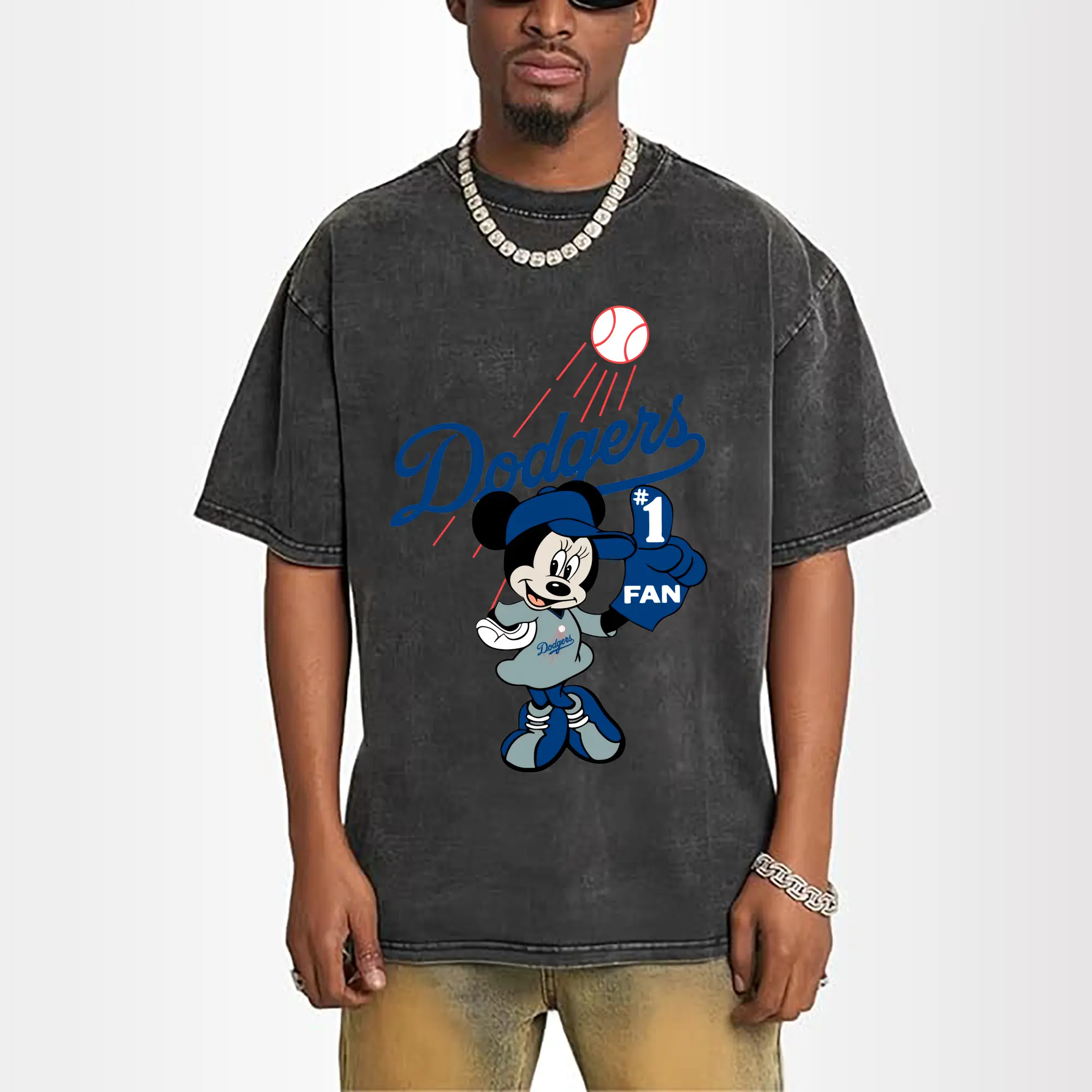 Minnie Mouse Los Angeles Dodgers Baseball