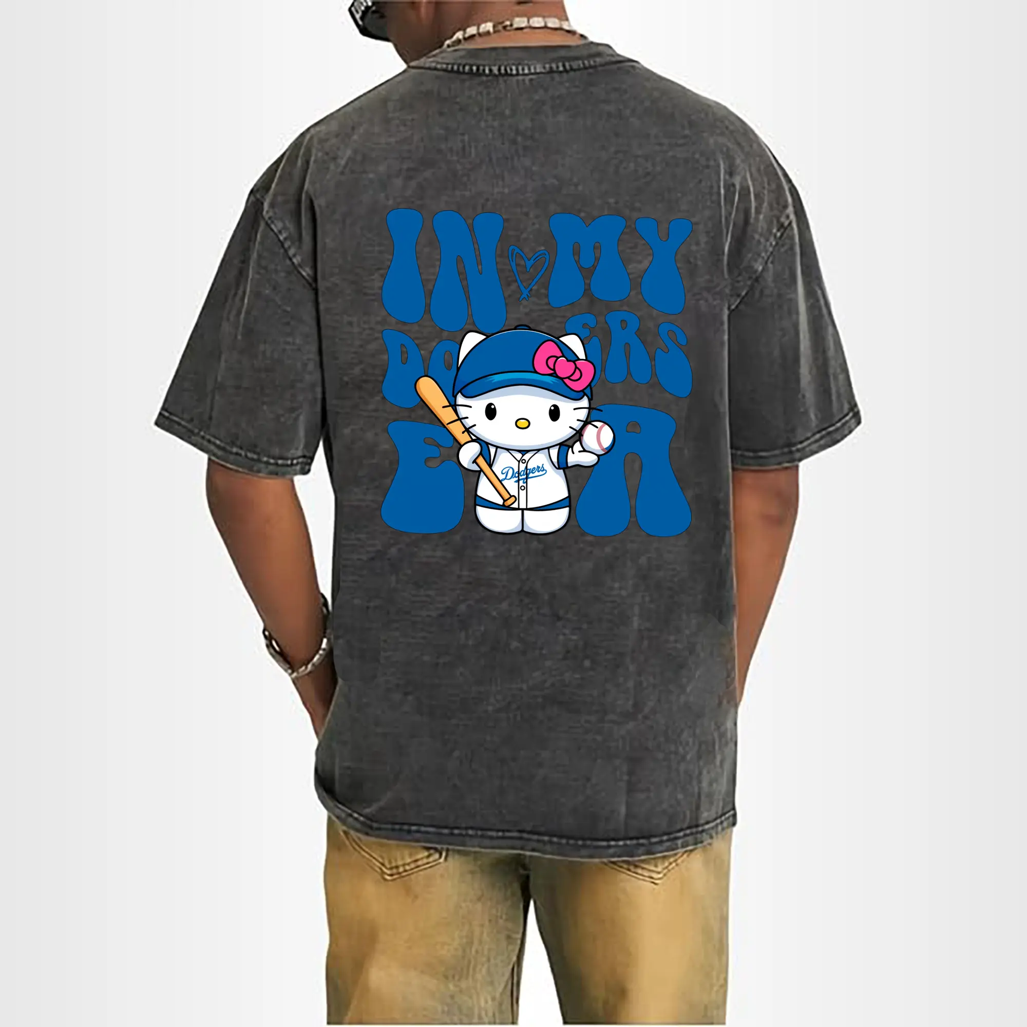 In My Dodgers Era Hello Kitty Baseball