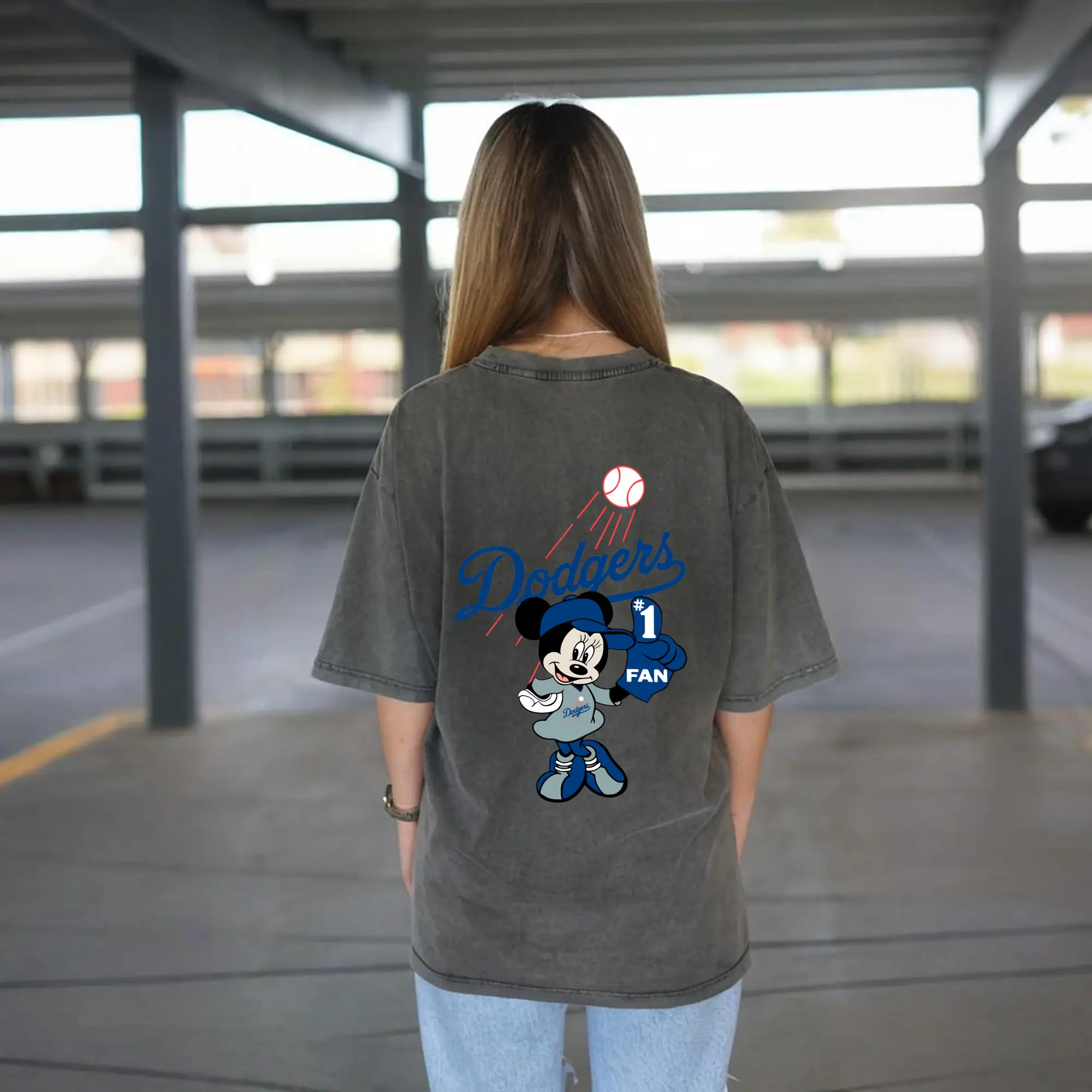Minnie Mouse Los Angeles Dodgers Baseball