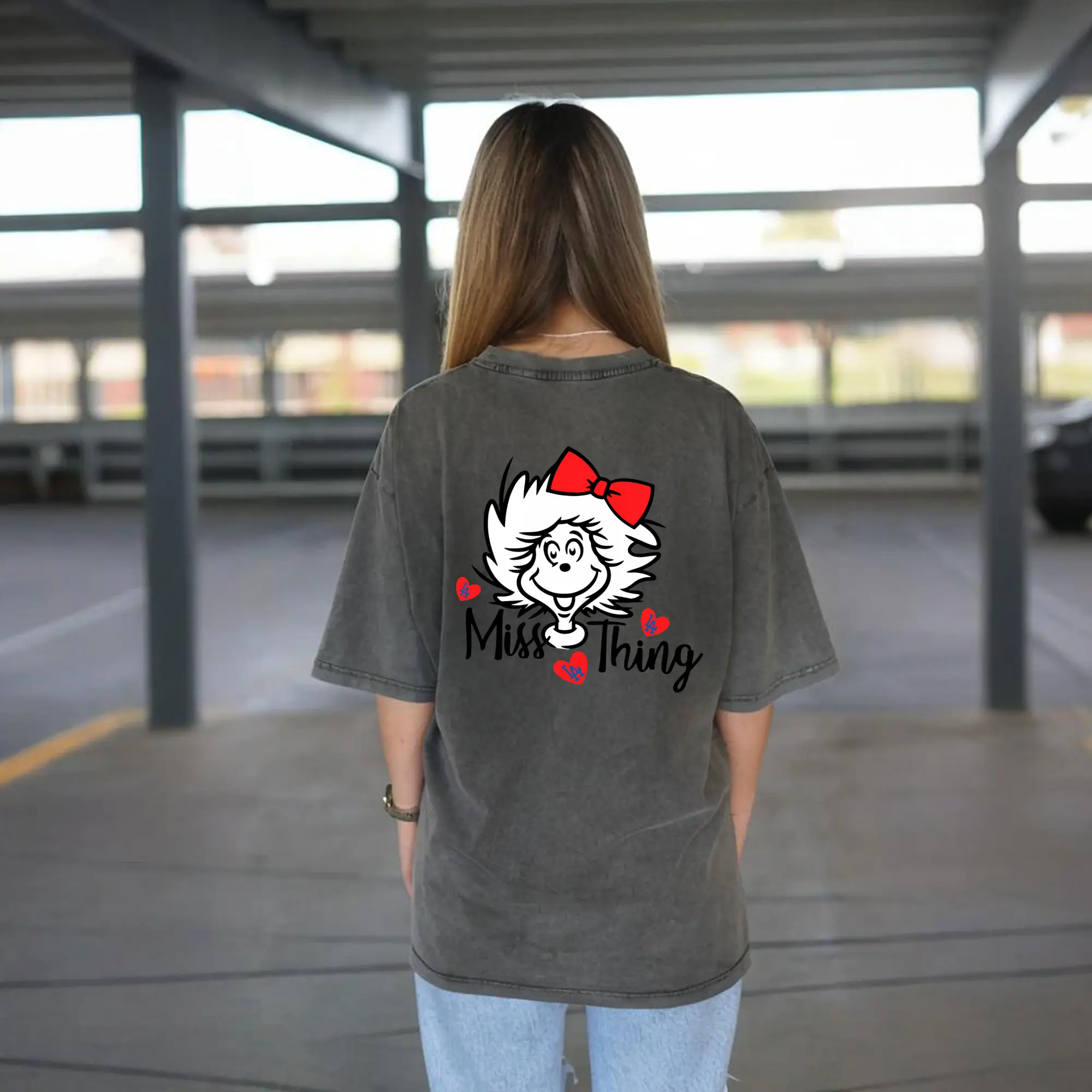 Miss Thing Dr Seuss Hearts Los Angeles Dodgers