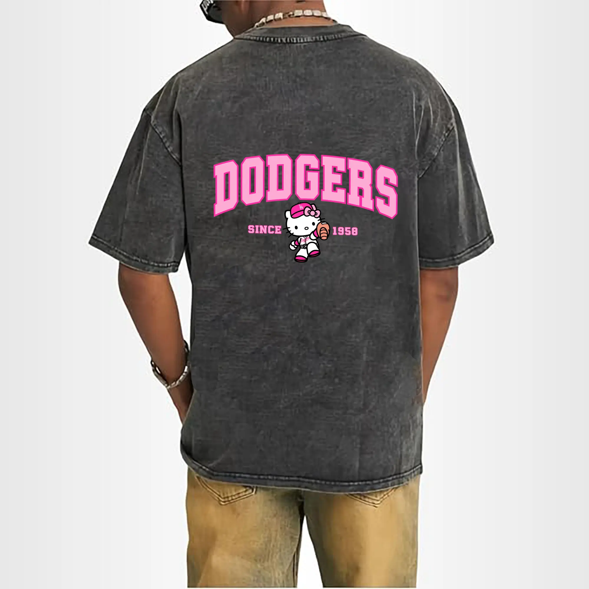 Pink Baseball Hello Kitty Dodgers