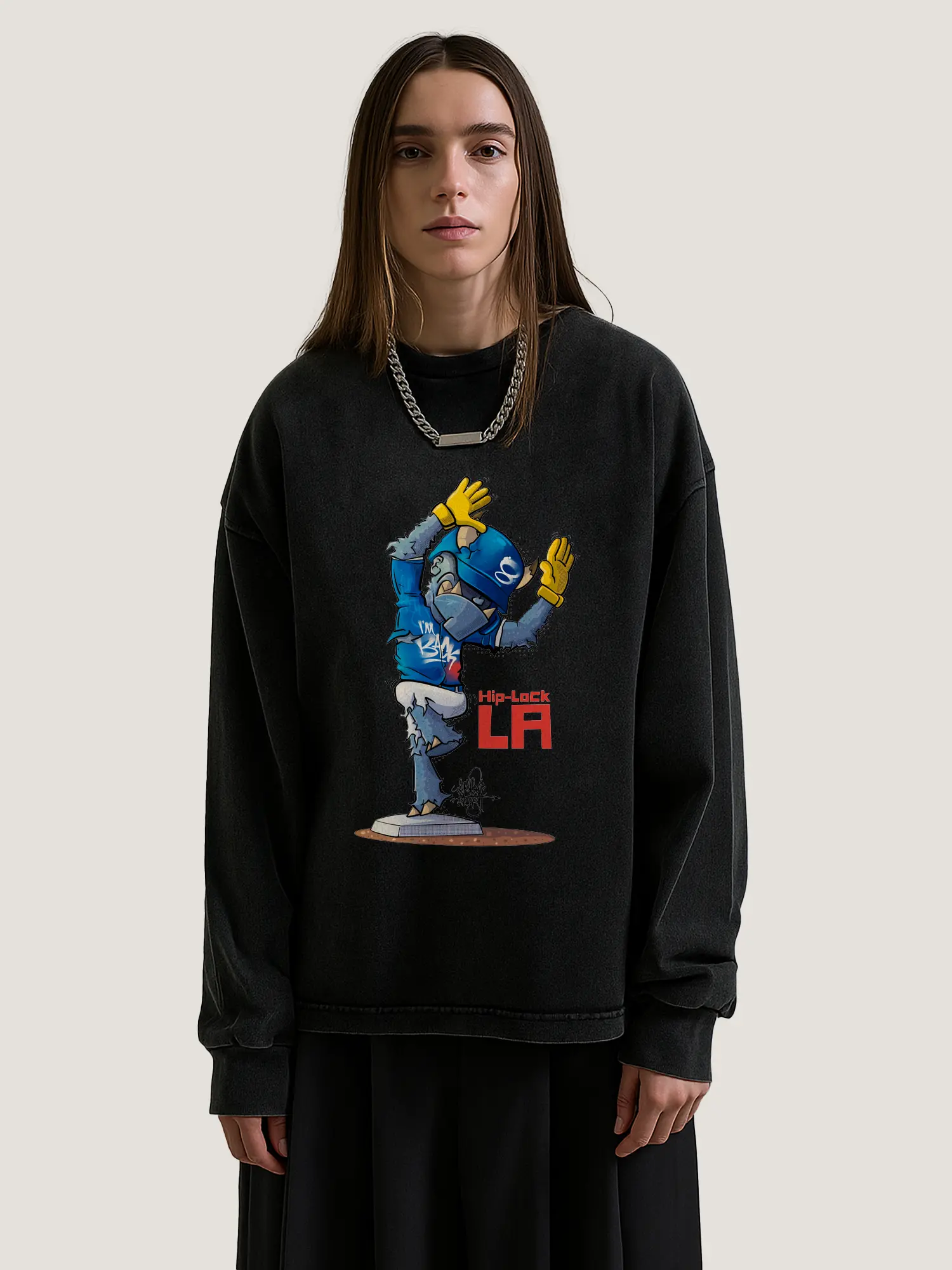 Funny Los Angeles Dodgers Monster Celebration Hip Lock