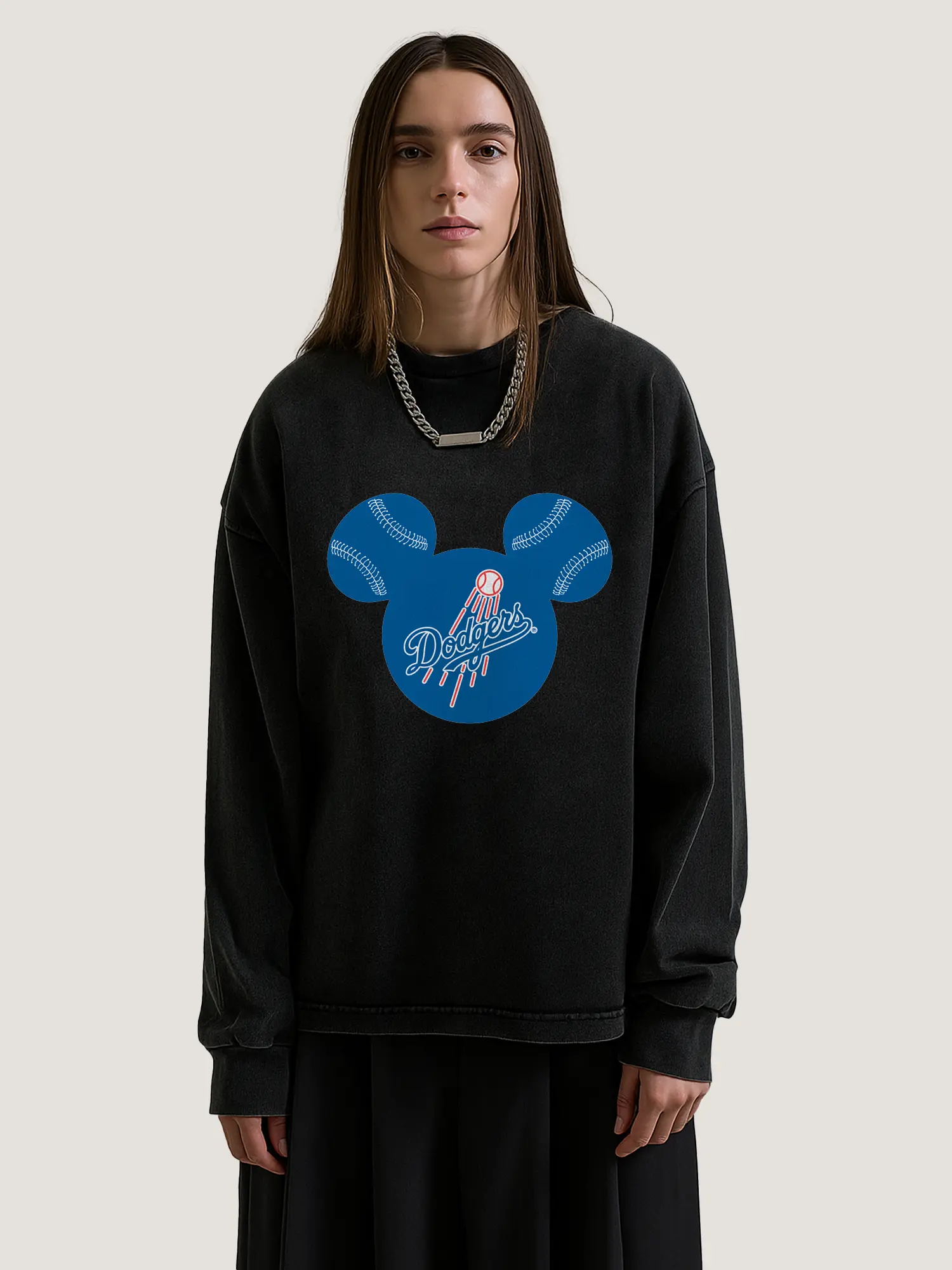 Los Angeles Dodgers Baseball Mickey Mouse