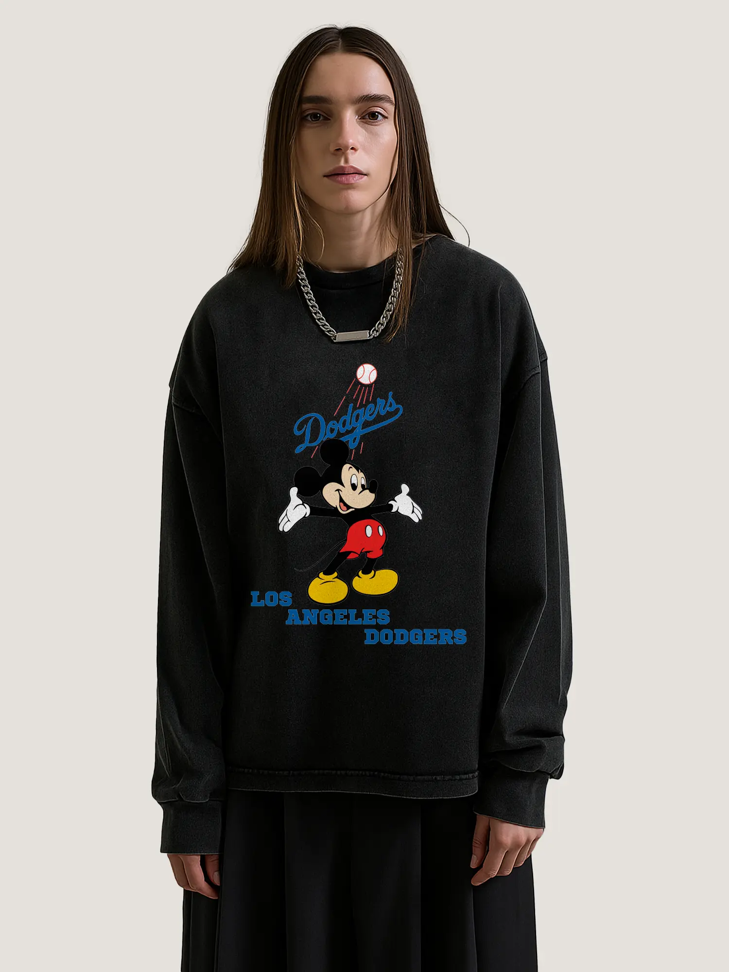 Los Angeles Dodgers Mickey Mouse Baseball